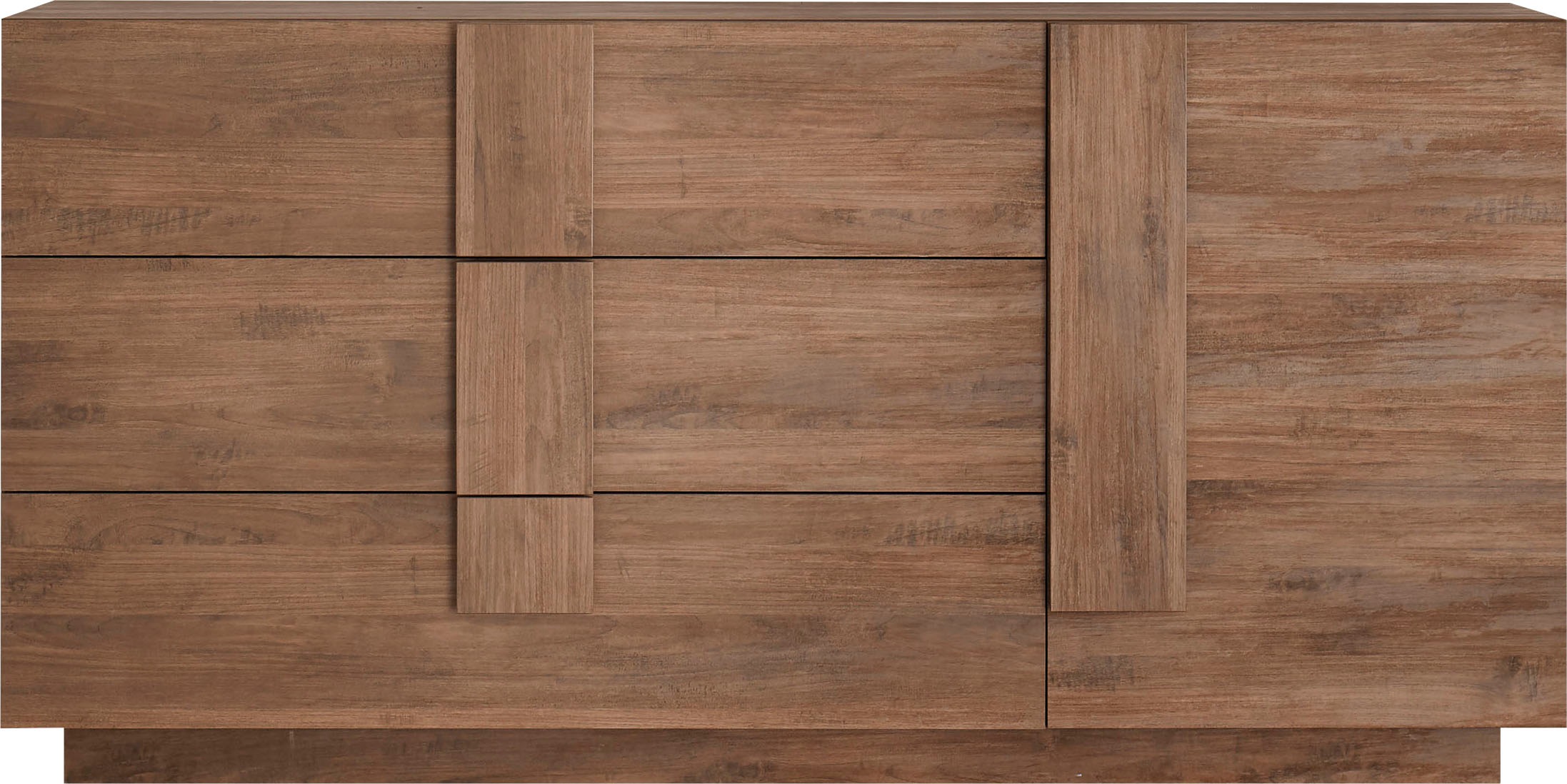 INOSIGN Sideboard »Jupiter, Breite 181 cm, Kommode mit 1 Tür Softclosing, 3 Schubkästen«, viel Stauraum, moderne Griffblenden, FSC®