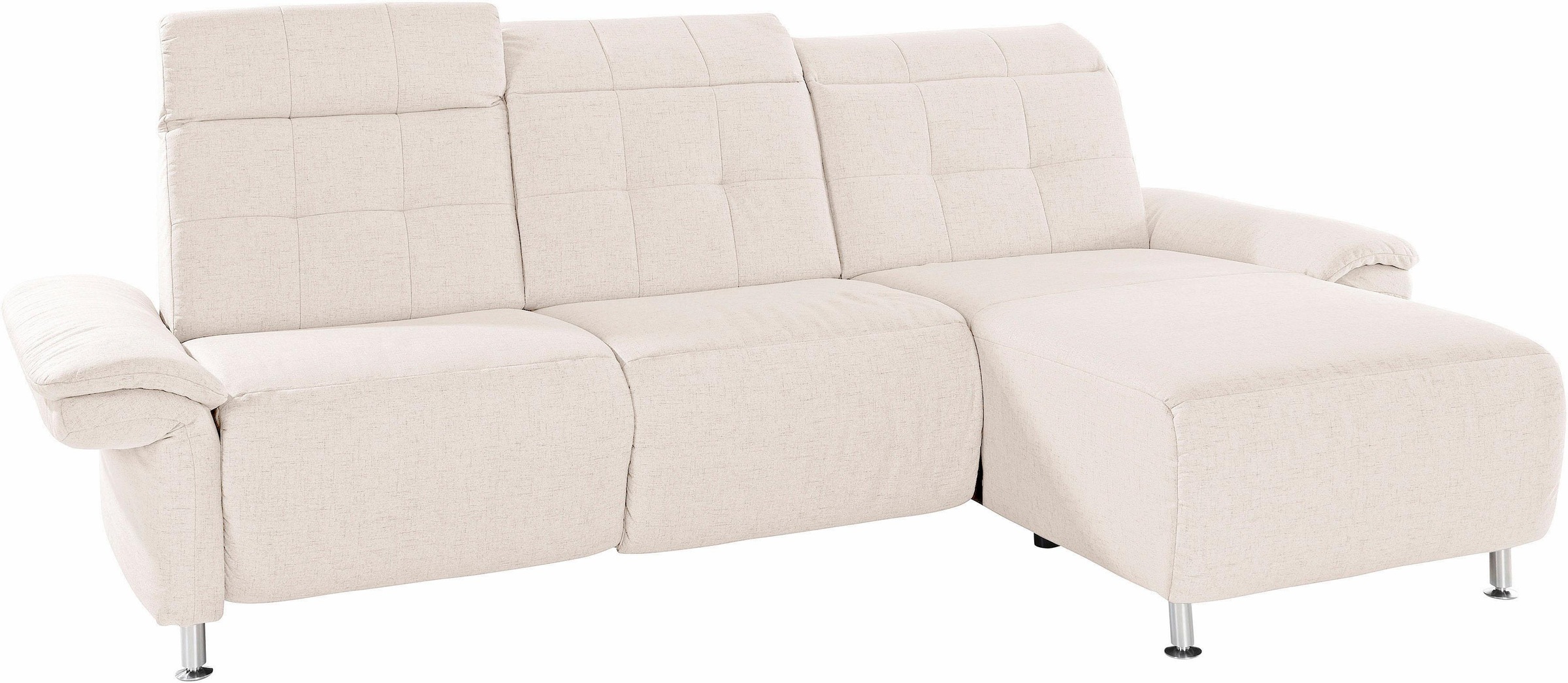 Home affaire Ecksofa »Manhattan L-Form« 2 Sitze mit elektrischer Relaxfunkt günstig online kaufen