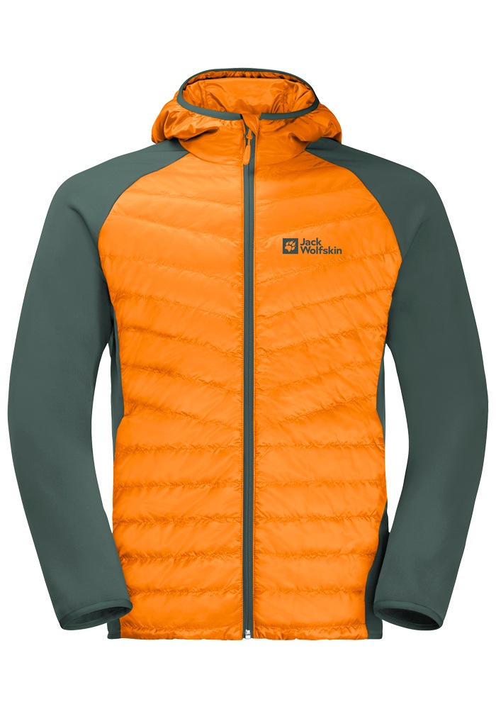 Jack Wolfskin Hybridjacke »ROUTEBURN PRO HYBRID M«, mit Kapuze