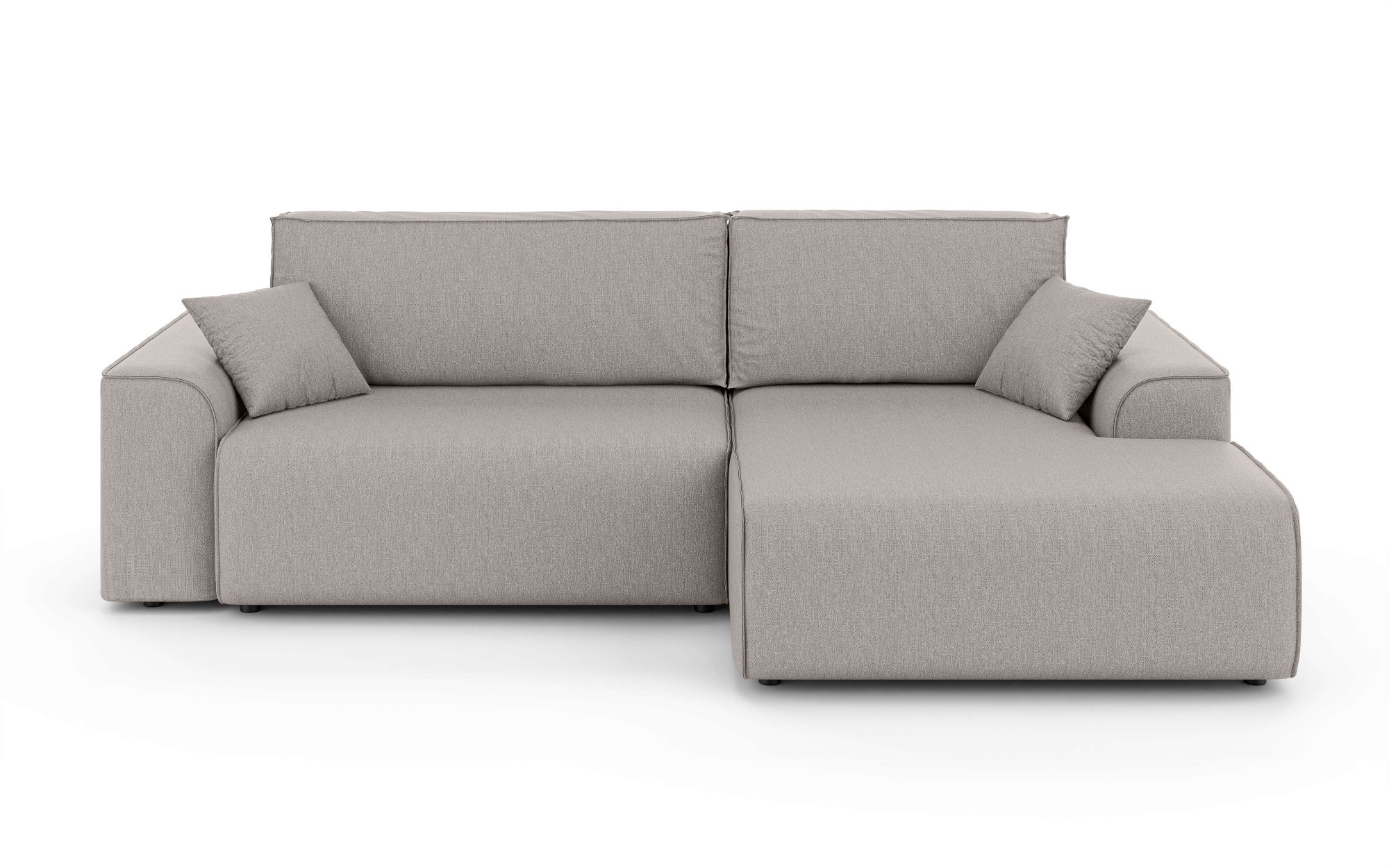 Home affaire Ecksofa »Santenay mit Bettfunktion und Bettkasten, Maße: B/T/H günstig online kaufen