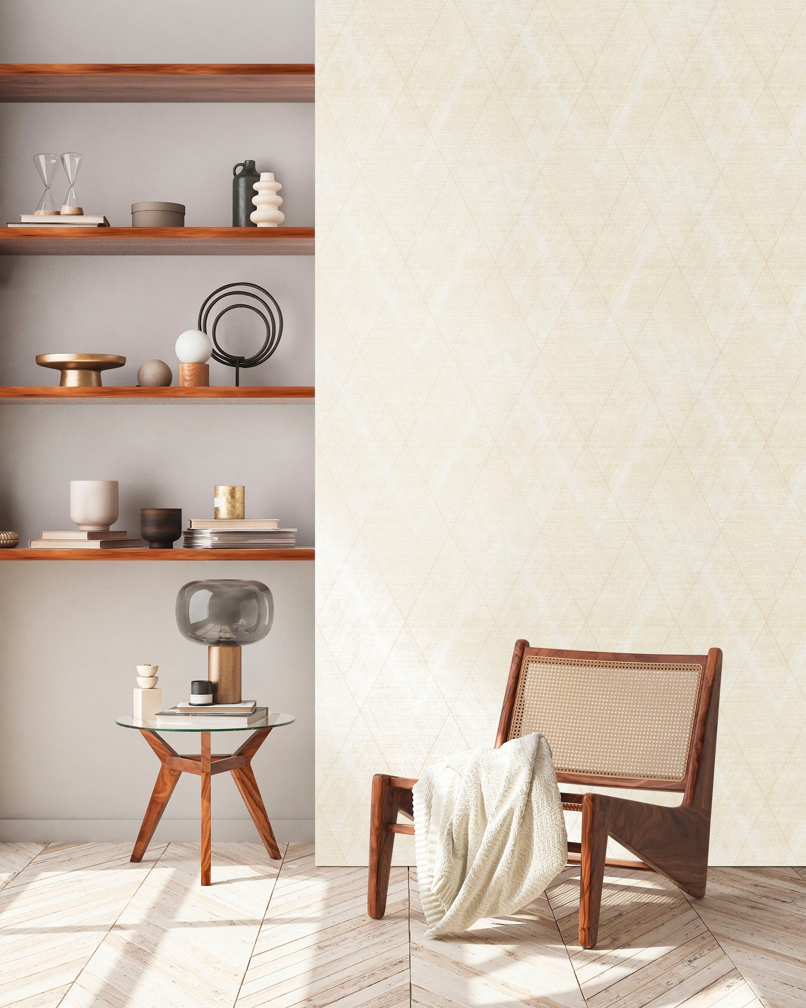 A.S. Création Vliestapete »THE BOS Grafisch«, leicht glänzend-gemustert-abstrakt, Grafiktapete Tapeten Wohnzimmer Schlafzimmer Küche modern Design Optik