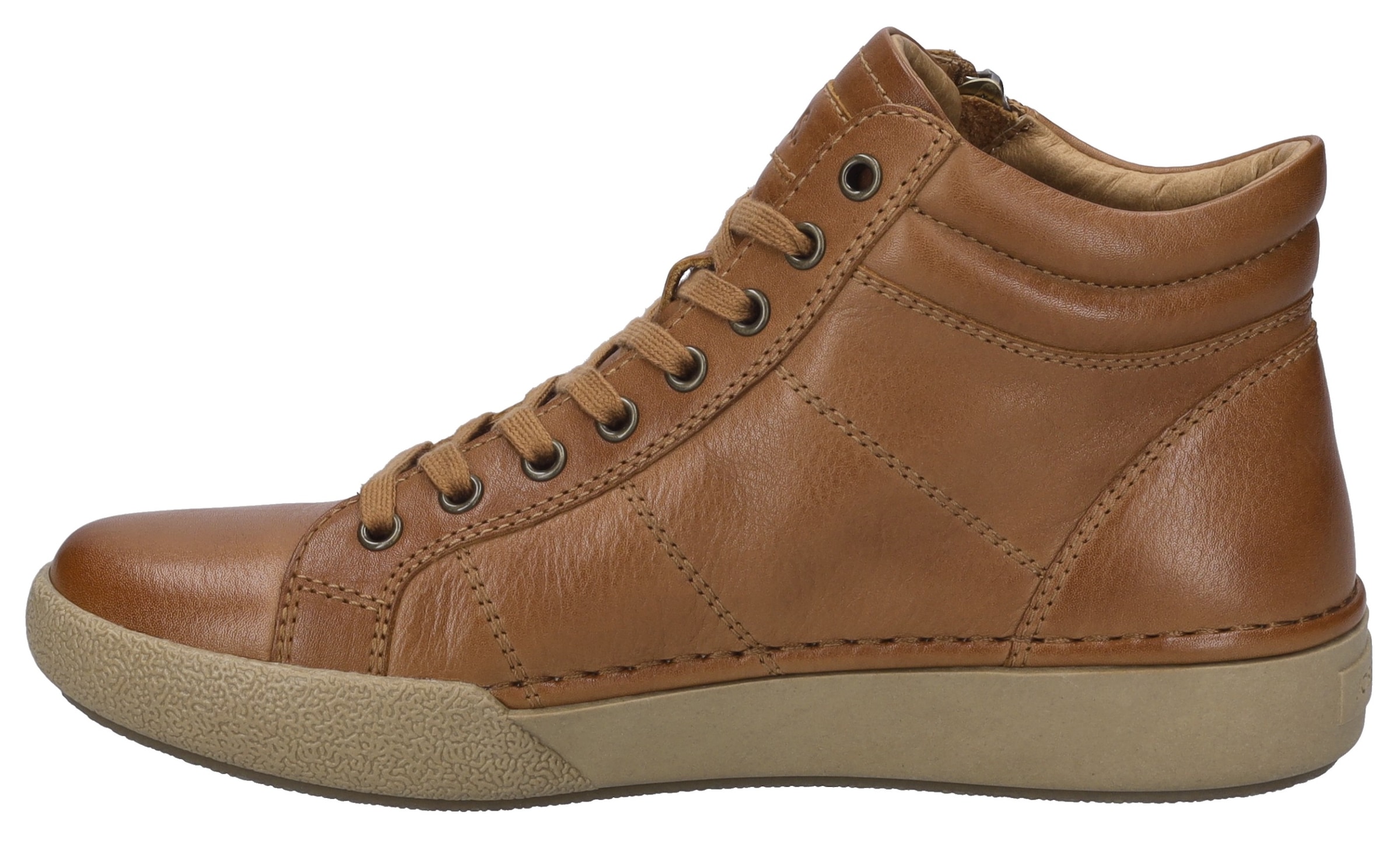 Josef Seibel Sneaker »Claire 11«, Schnürboots, High Top Sneaker, Komfortschuh mit Lederinnensohle