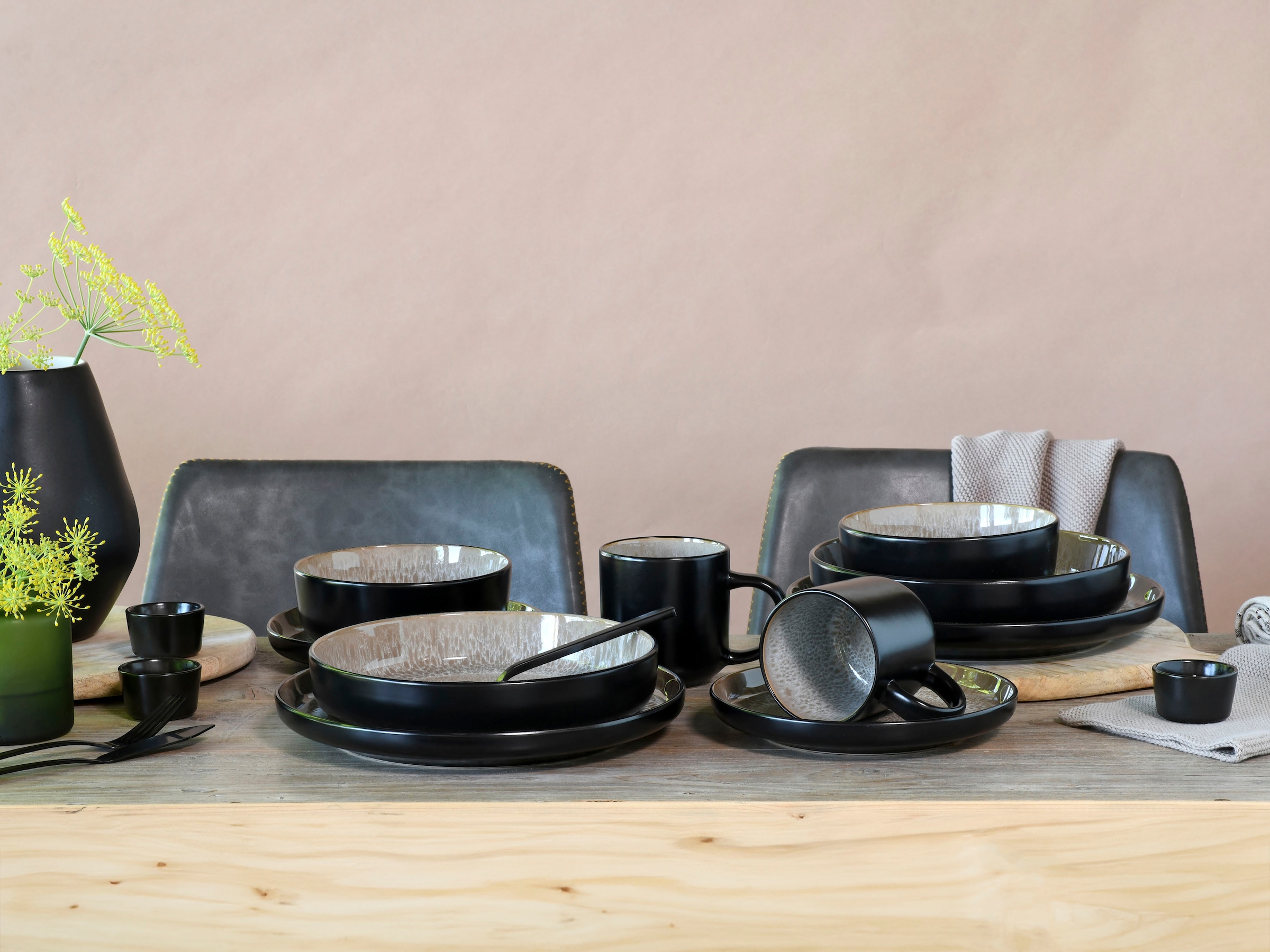 my home Kombiservice »modernes Geschirr-Set, Service Nydala« hohe Haltbarke günstig online kaufen