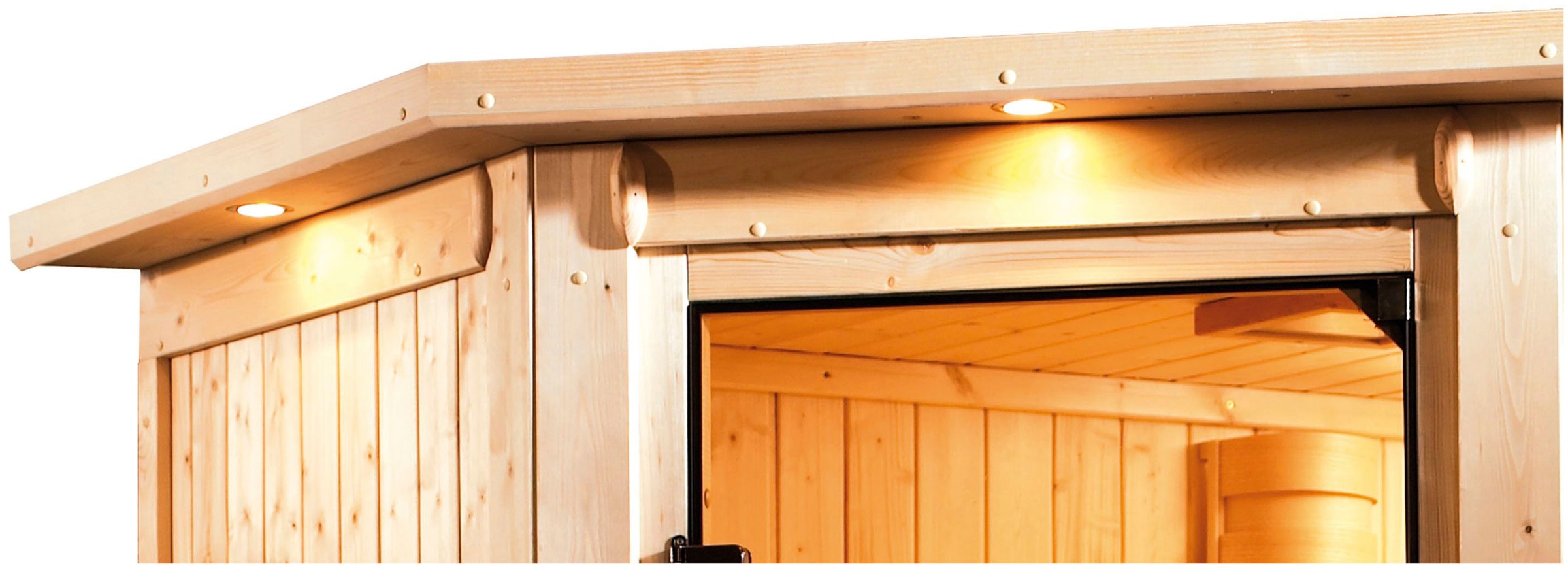Karibu Sauna »Bellin«, ohne Ofen