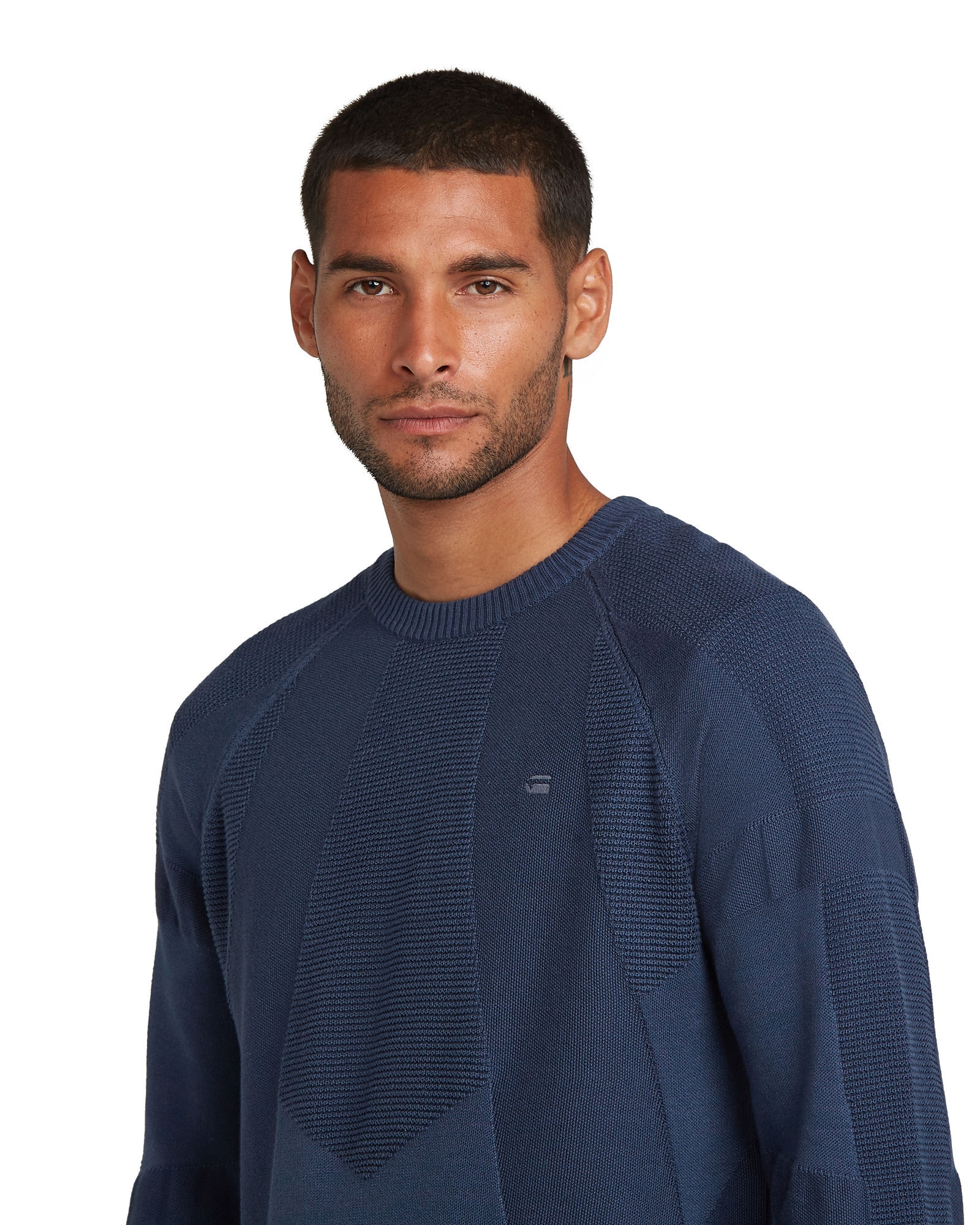 G-STAR Longpullover »3D Biker Ribbed Knit Pullover«