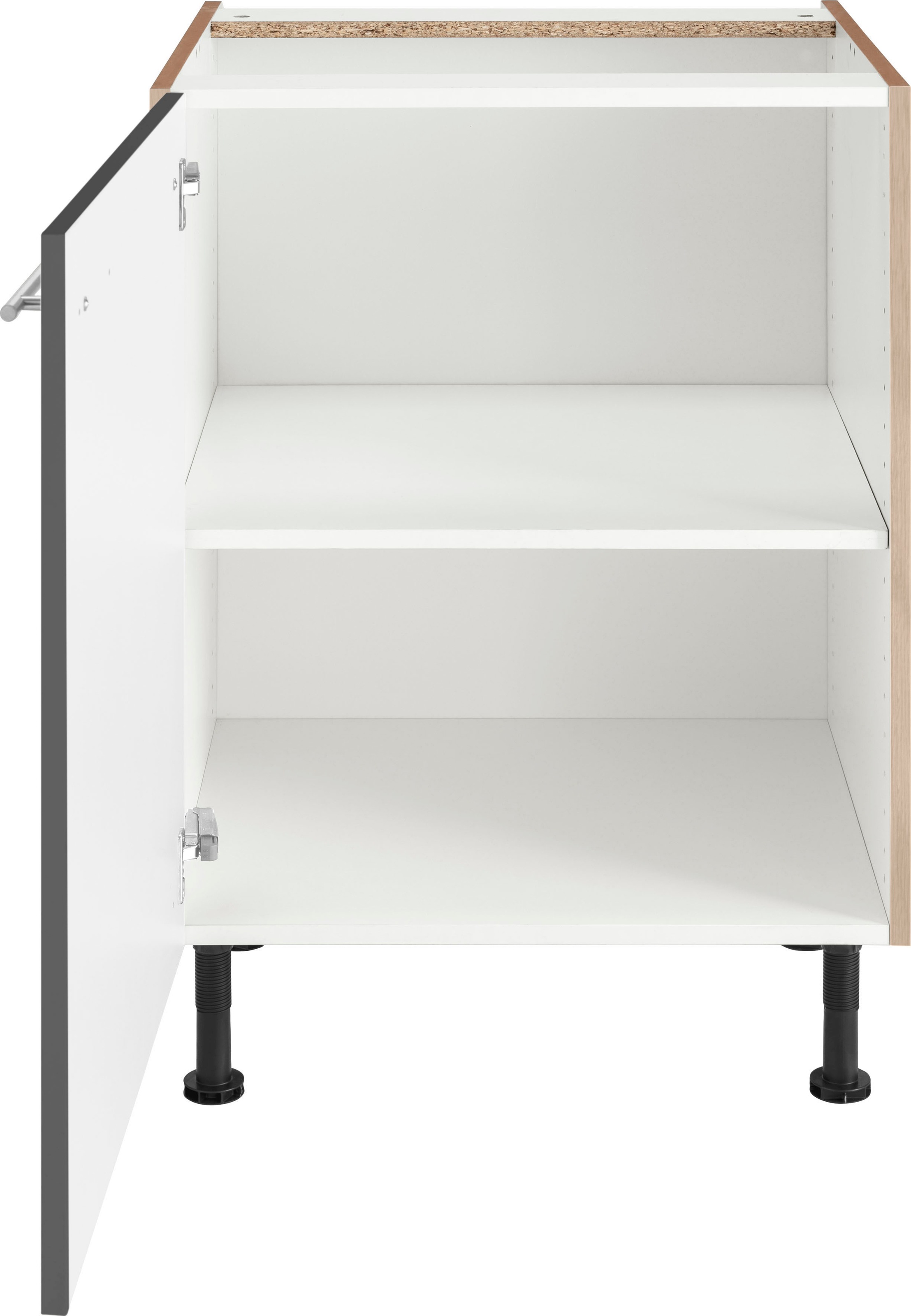 OPTIFIT Unterschrank »Bern«, 60 cm breit, mit 1 Tür mit höhenverstellbaren Füßen, mit Metallgriff