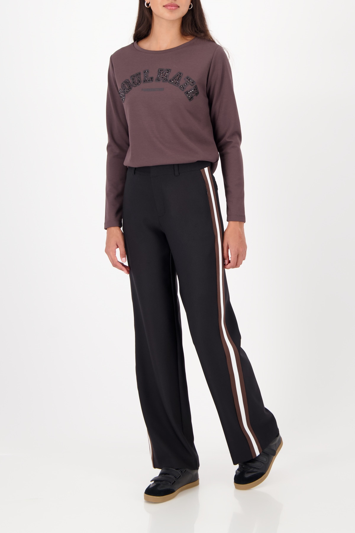 Monari Sweatshirt , Regular fit mit Rundhalsausschnitt
