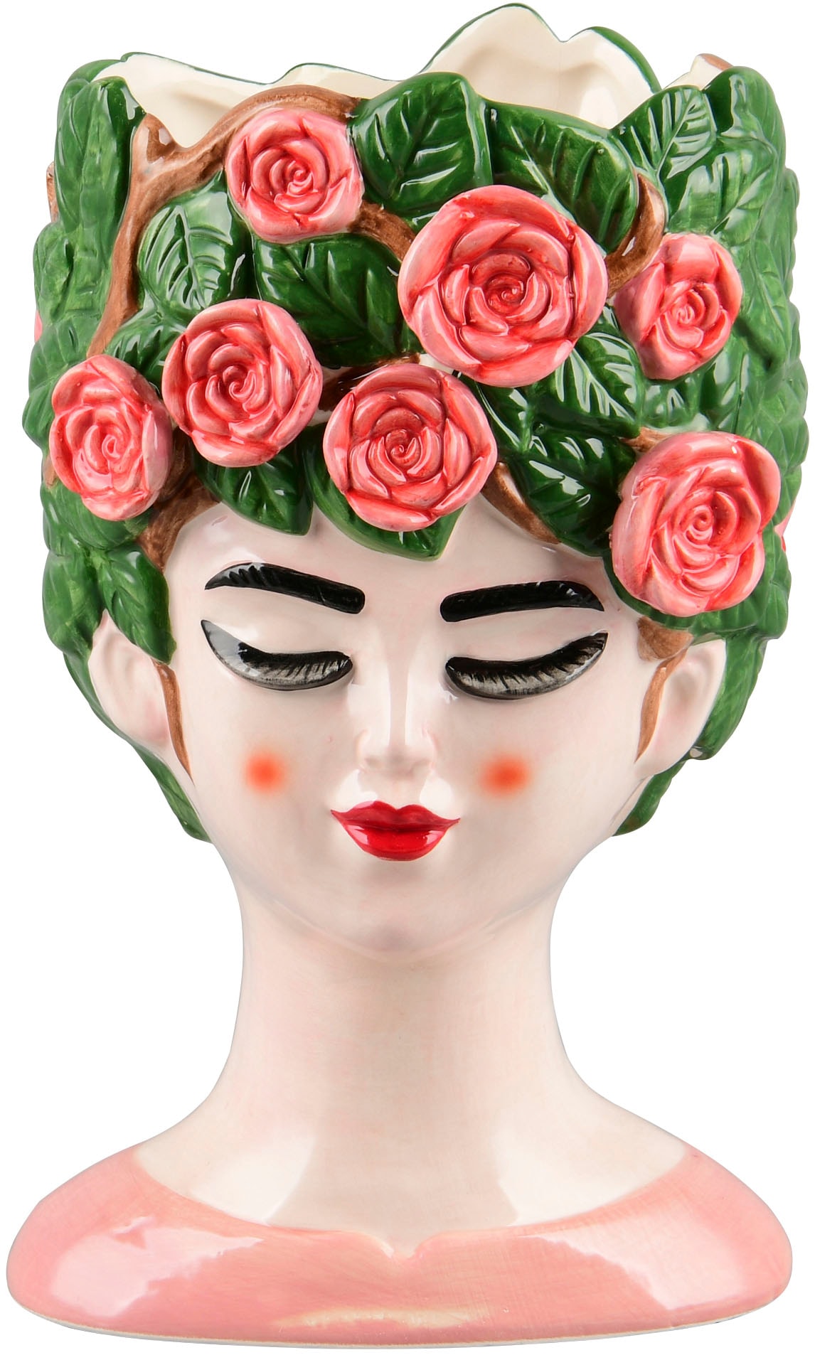 MIRRORS AND MORE Dekovase »ROMINA« Auffällige Dekovase günstig online kaufen