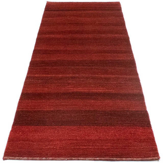 morgenland Wollteppich »Gabbeh Teppich handgeknüpft rot«, rechteckig,  handgeknüpft auf Rechnung bestellen