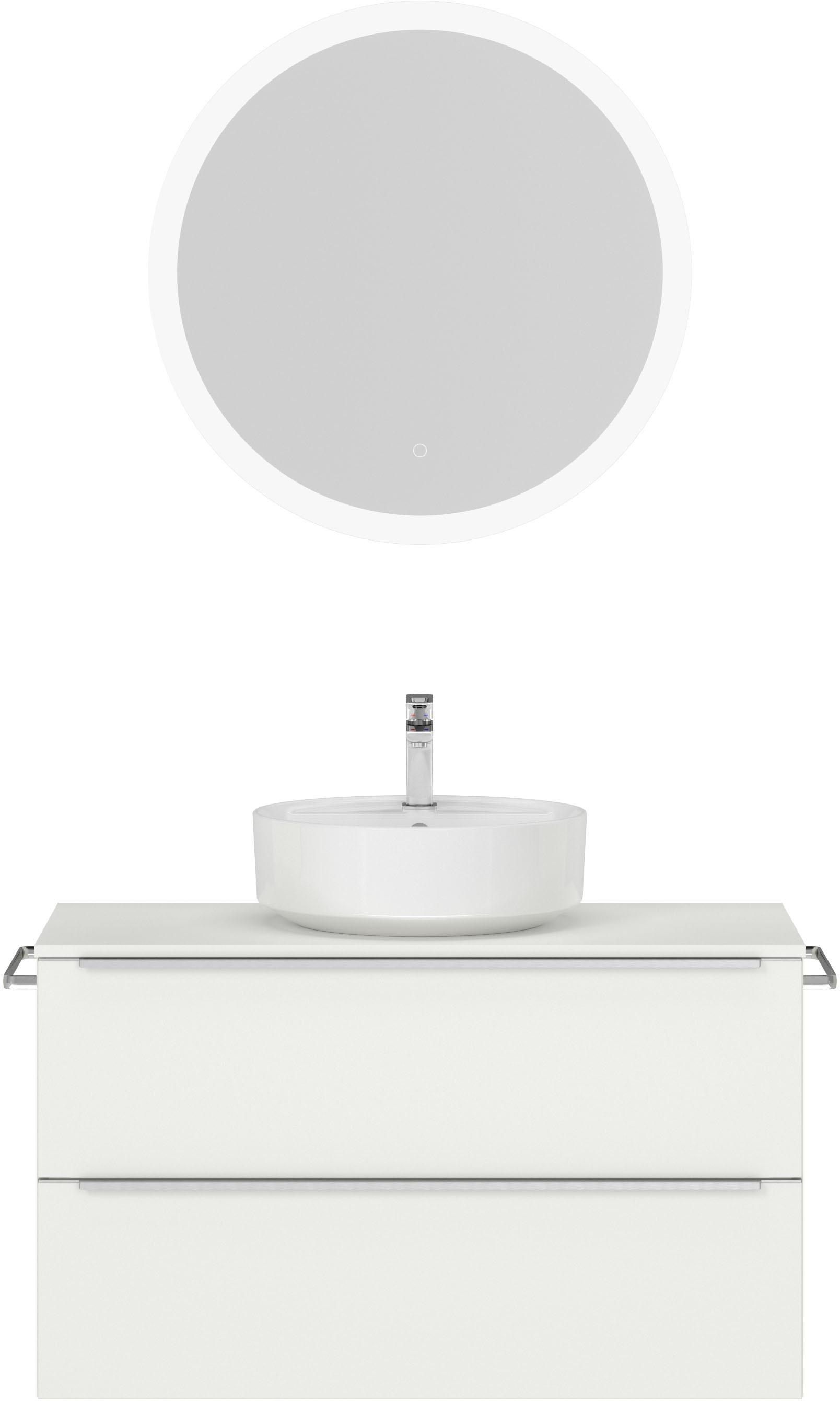 nobilia® Badmöbel-Set »Alvene« vormontiert, mit Soft-Close, 2 Stk. tlg. günstig online kaufen