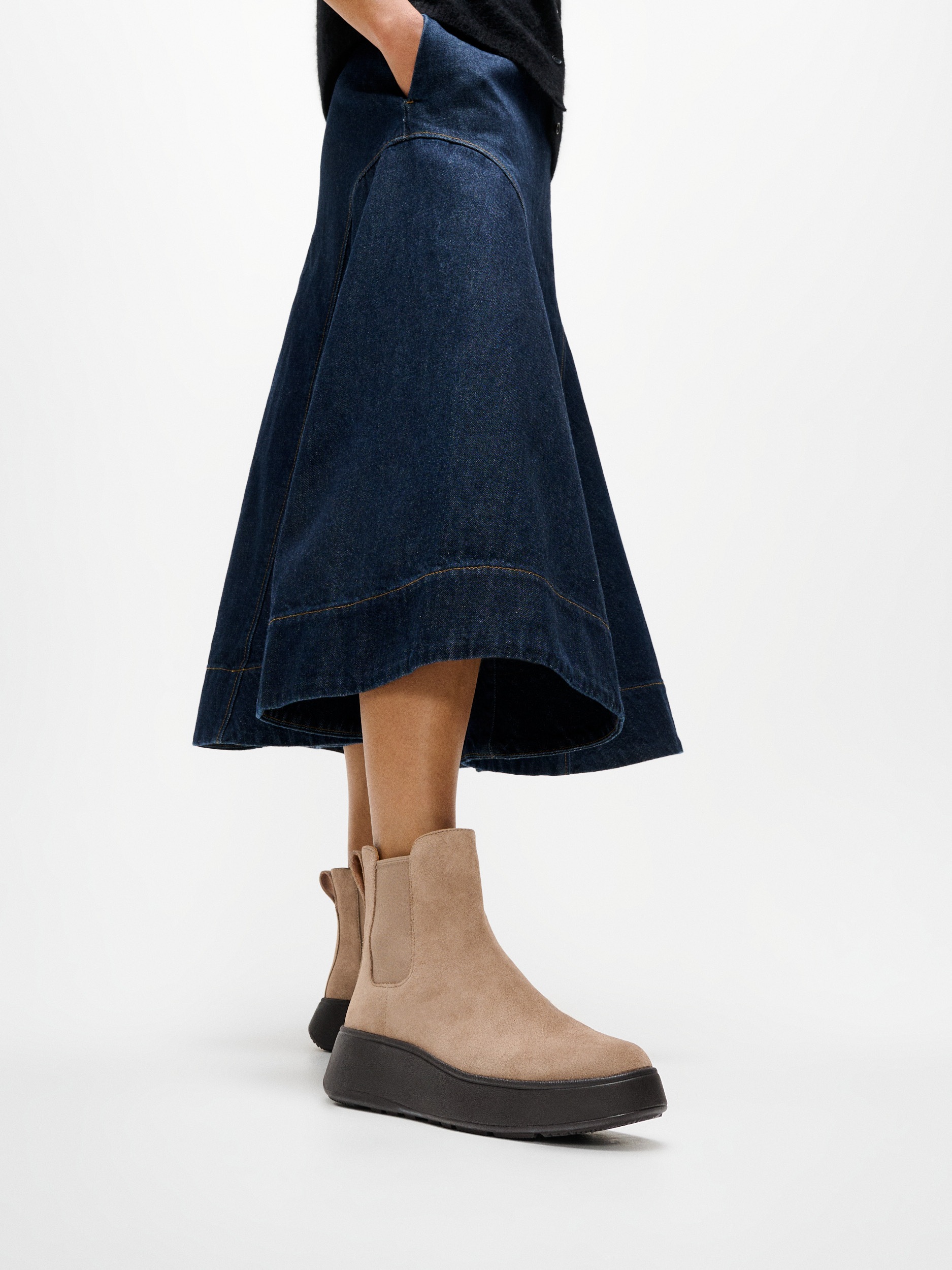 Fitflop Chelseaboots »F-MODE«, Chunky Boots mit Plateausohle