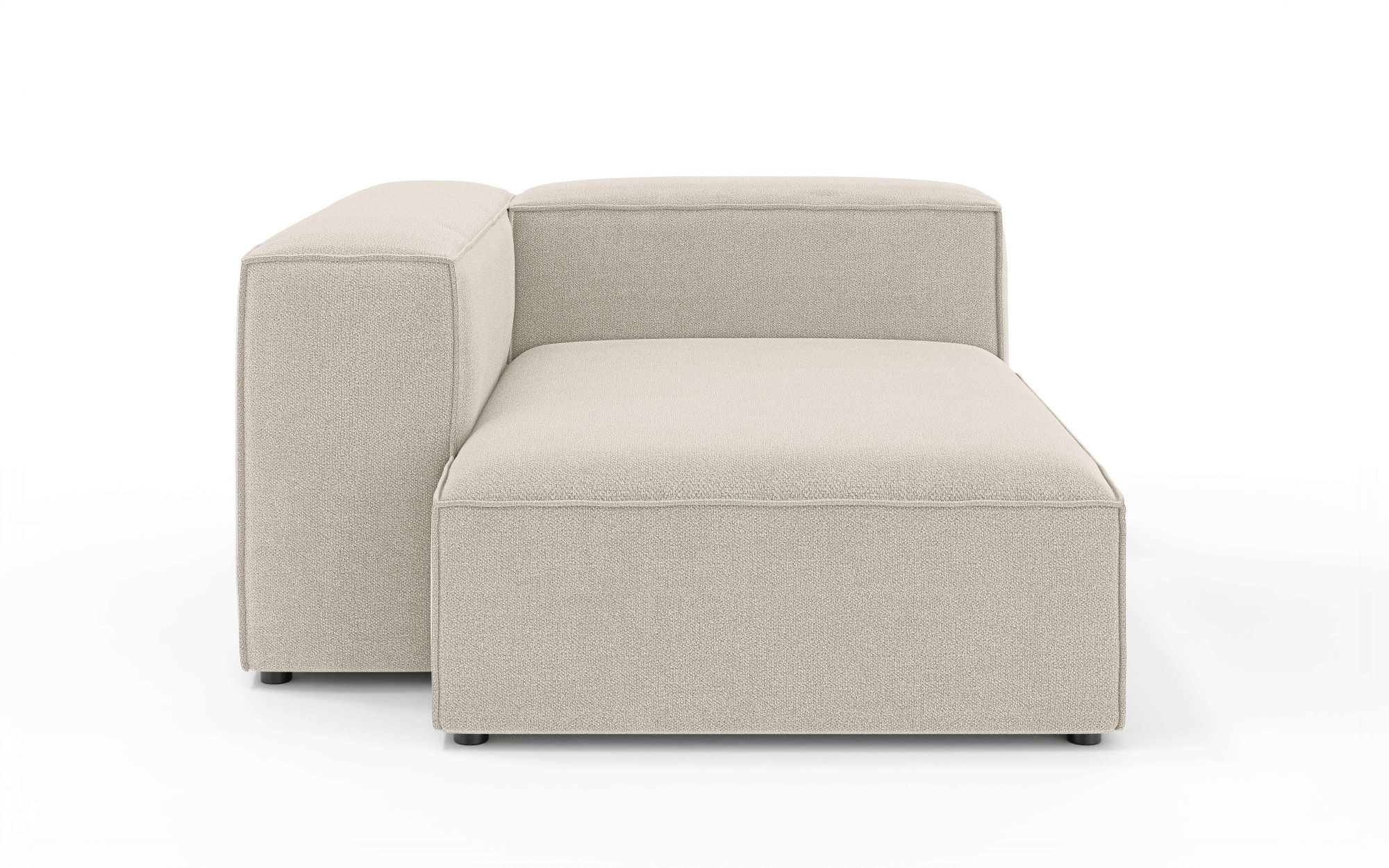 INOSIGN Ottomane »XL HAILY links/rechts bestellbar, extra tief, Maße B/T/H: 130/160/72cm«, als Modul oder separat verwendbar, für individuelle Zusammenstellung
