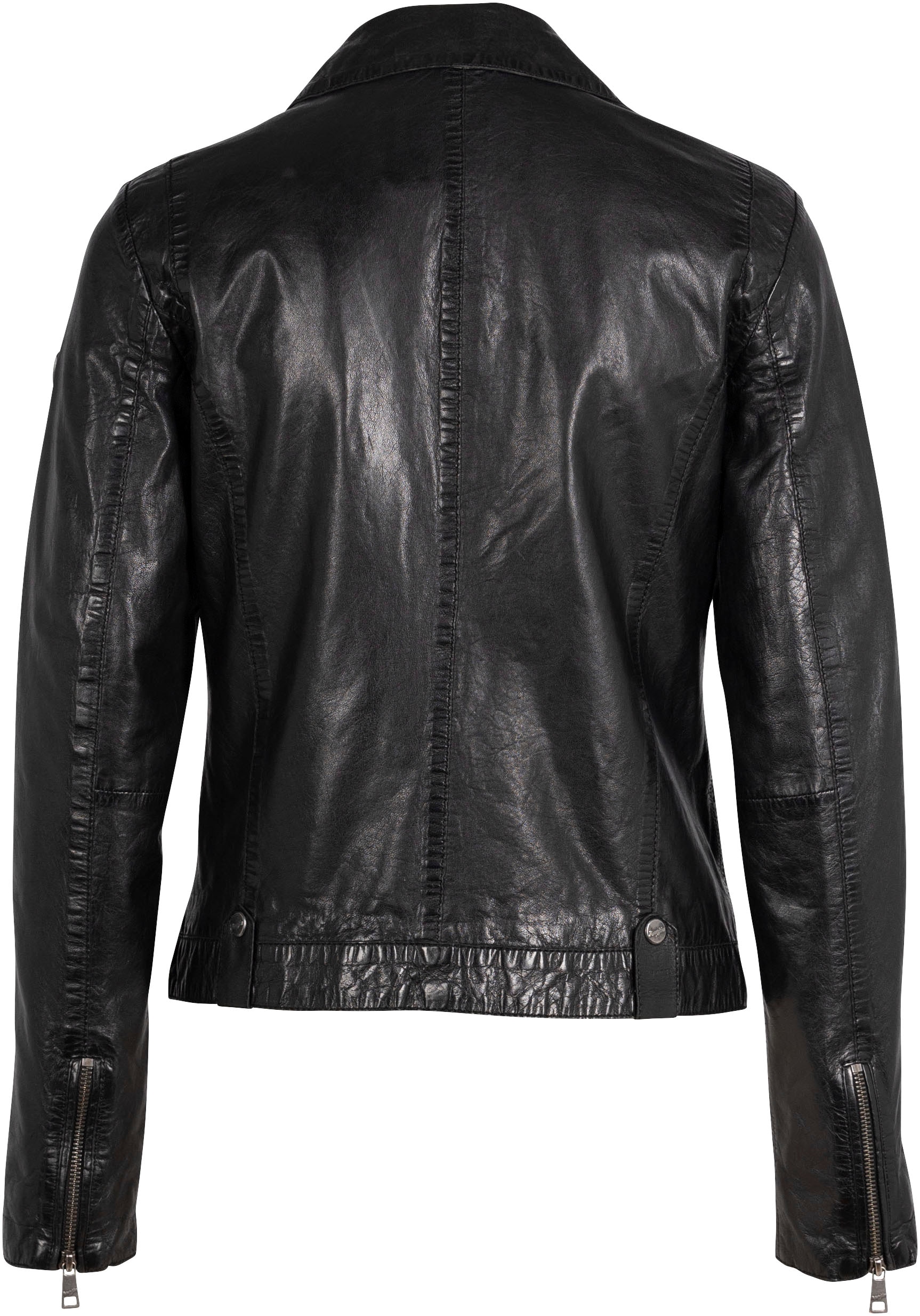 Mauritius Lederjacke »MWFayola«, mit Umlegekragen