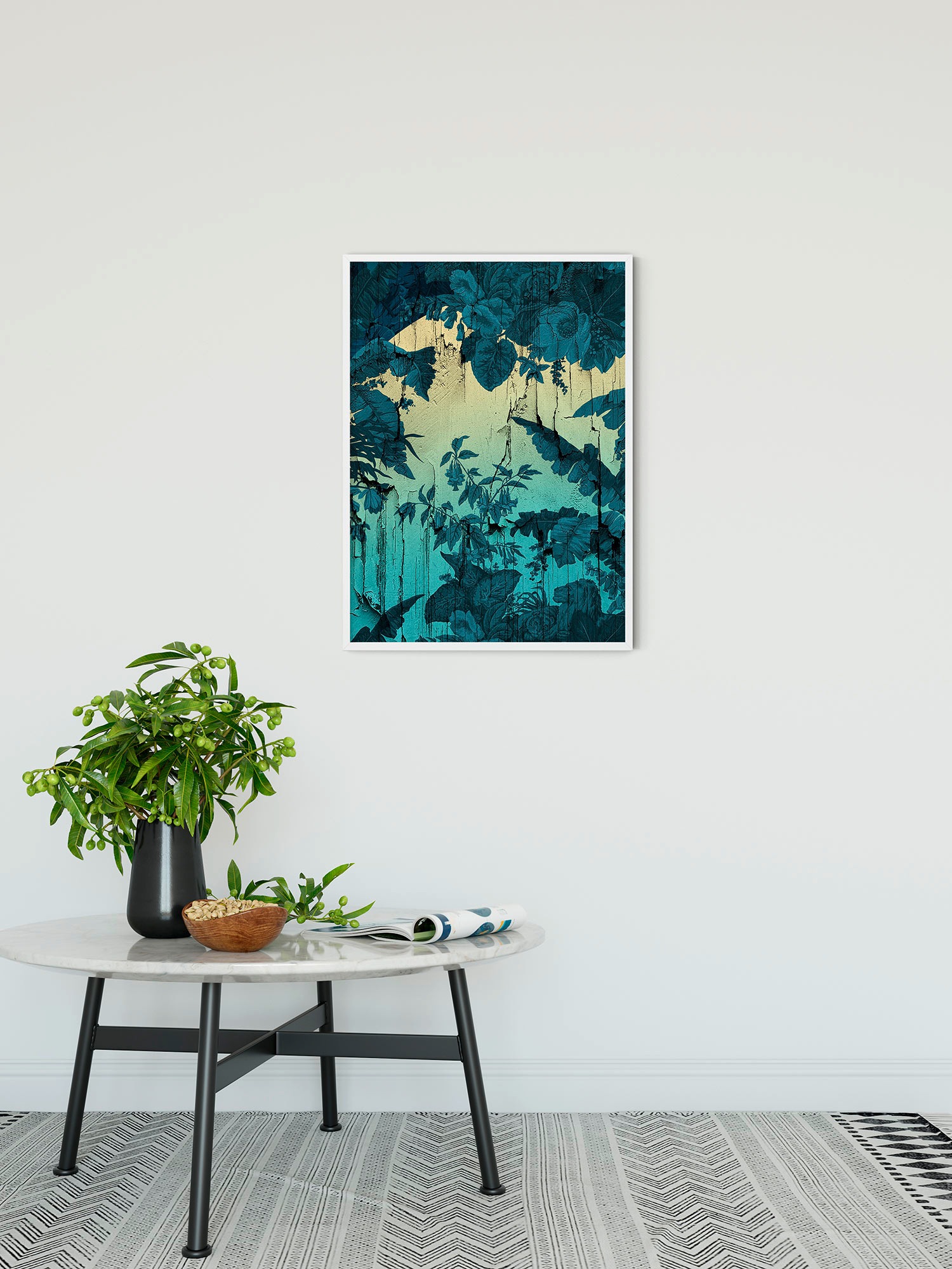Komar Bild »Mur en Ruine«, Natur, (1 St.), Wandbild zur Dekoration - ohne Rahmen