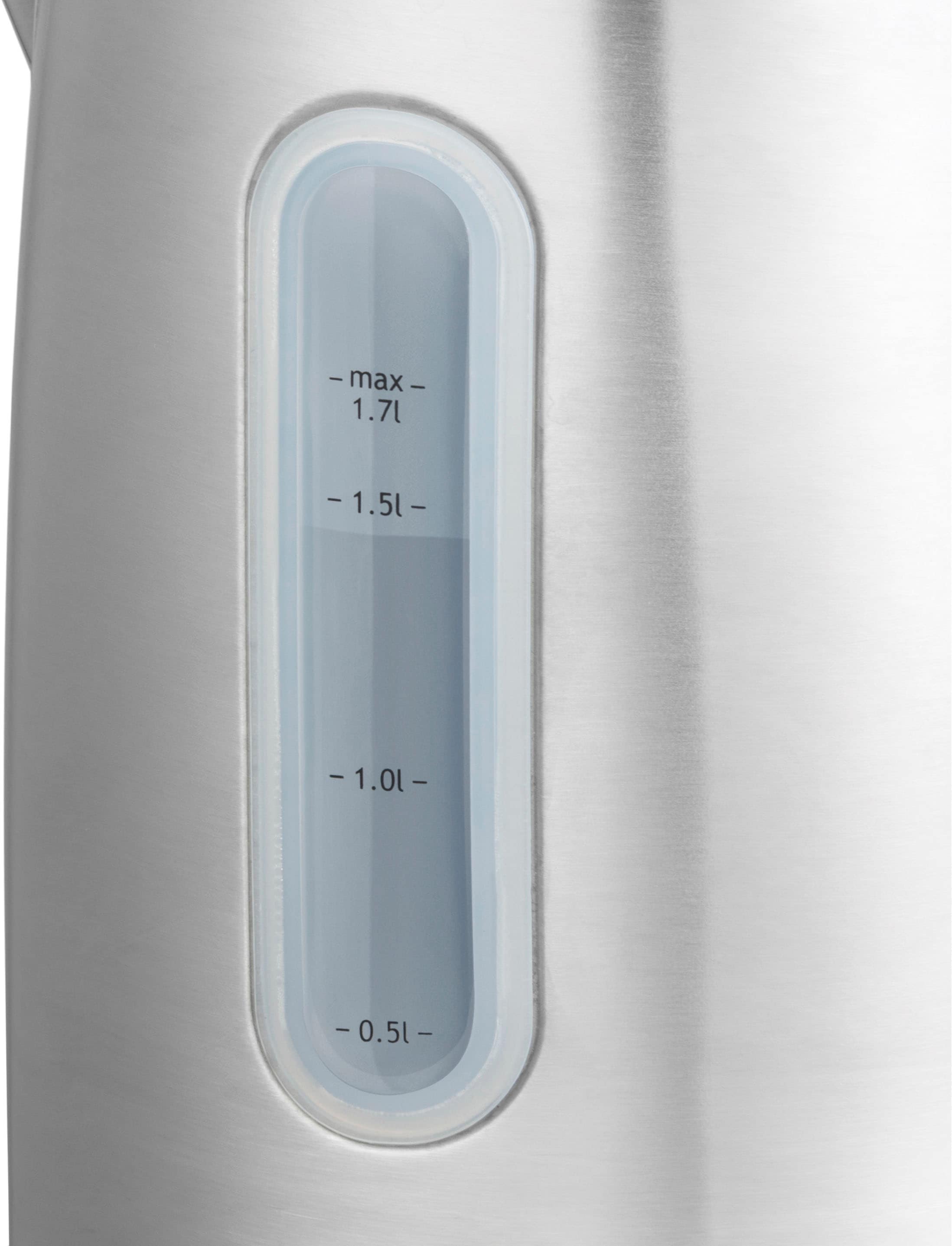 RUSSELL HOBBS Wasserkocher »Heaton 27380-70«, 1,7 l, 2400 W, Edelstahl, herausnehmbarer Anti-Kalk-Filter und Wasserstandanzeige