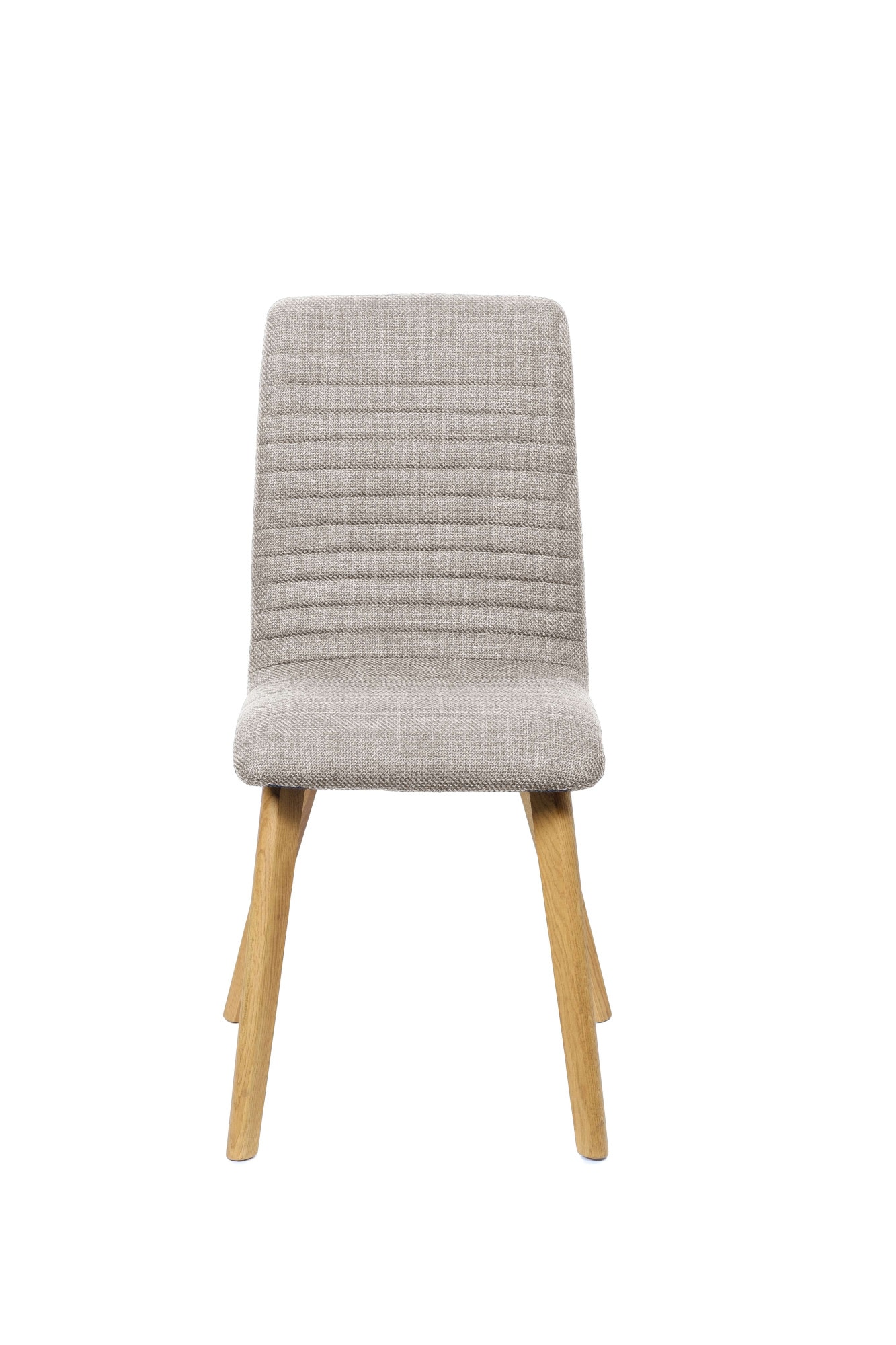 Home affaire 4-Fußstuhl »Arosa Esszimmerstuhl, Polsterstuhl, Küchenstuhl, Speisestuhl, Essstuhl«, (Set), 2 St., Chenille, 2er-Set, Beine aus Massivholz Eiche oder Buche, mit gestepptem Stoff
