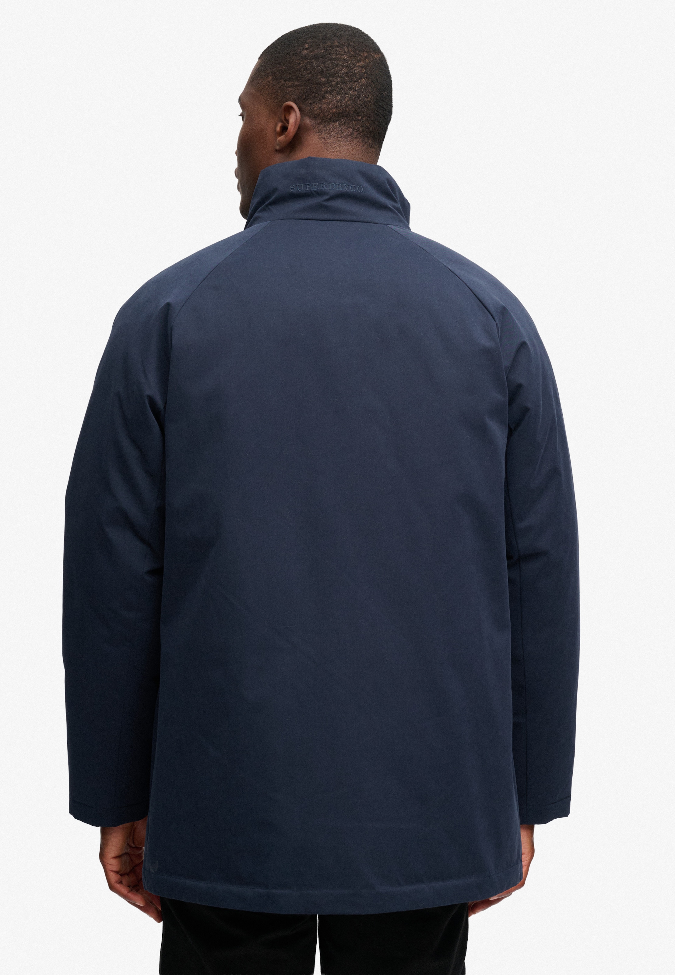 Superdry Parka »PREMIUM PADDED CAR COAT« Materialmix, regular fit