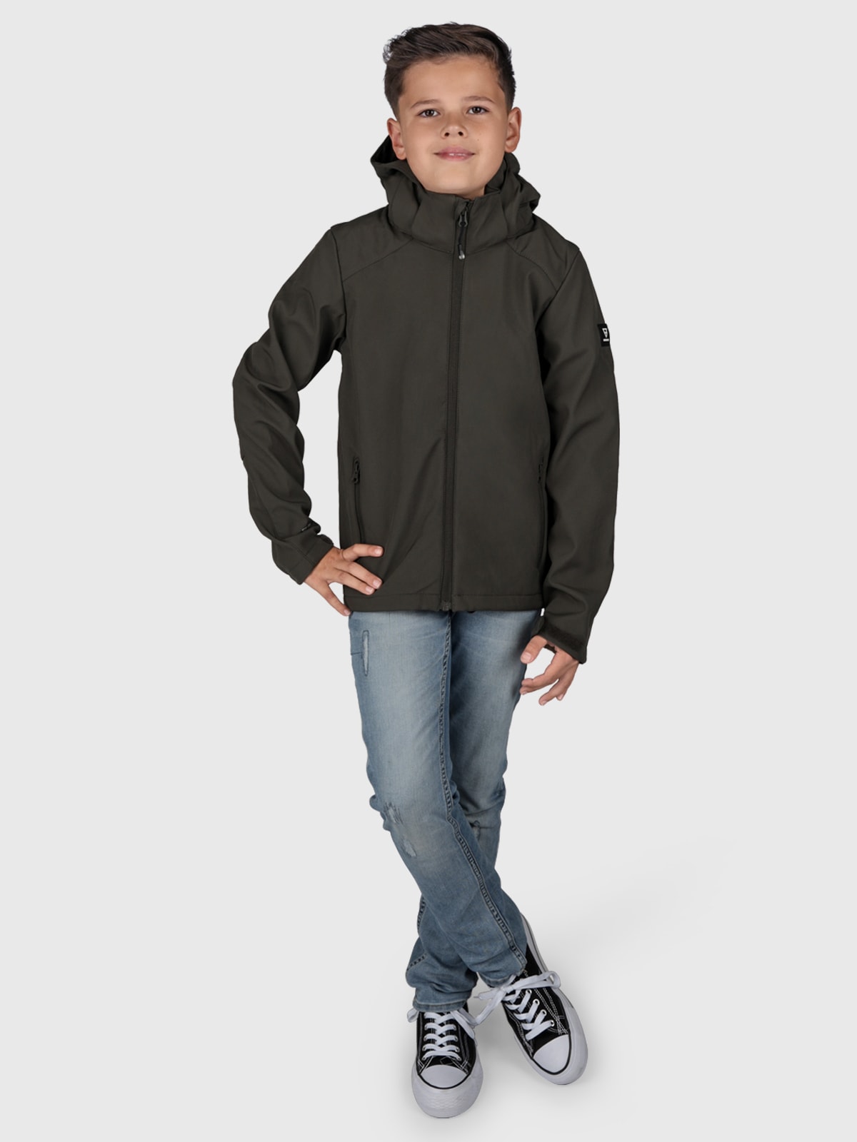 Brunotti Softshelljacke »Mippy Boys Softshell Jacket«, mit Kapuze