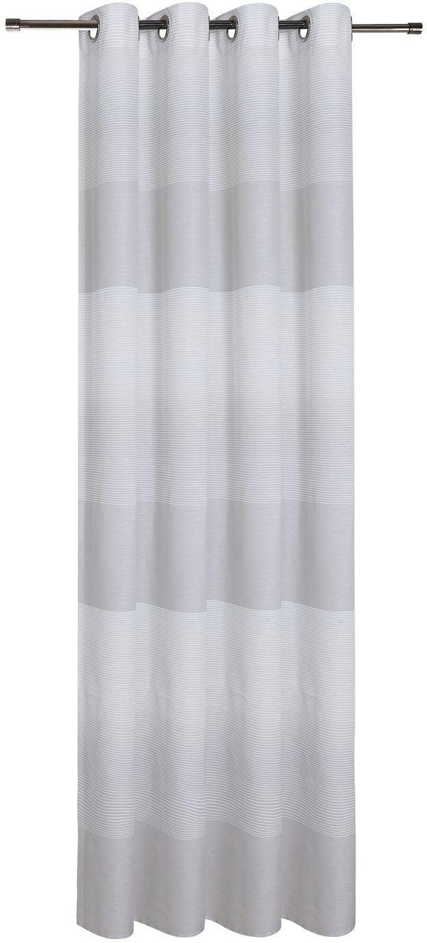 Gerster Vorhang »Kelly«, (1 St.), HxB: 235x140, Moderner Ösenschal gestreift