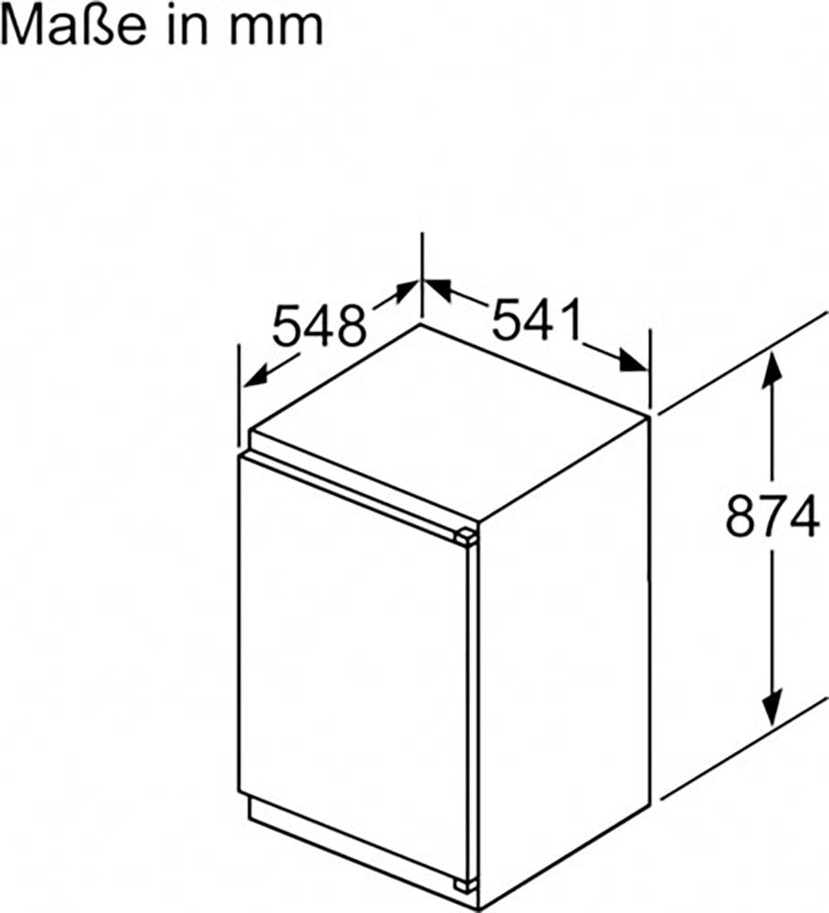 10. Bild von Constructa Einbaukühlschrank »CK222NSE0«, CK222NSE0, 87,4 cm hoch, 54,1 cm breit