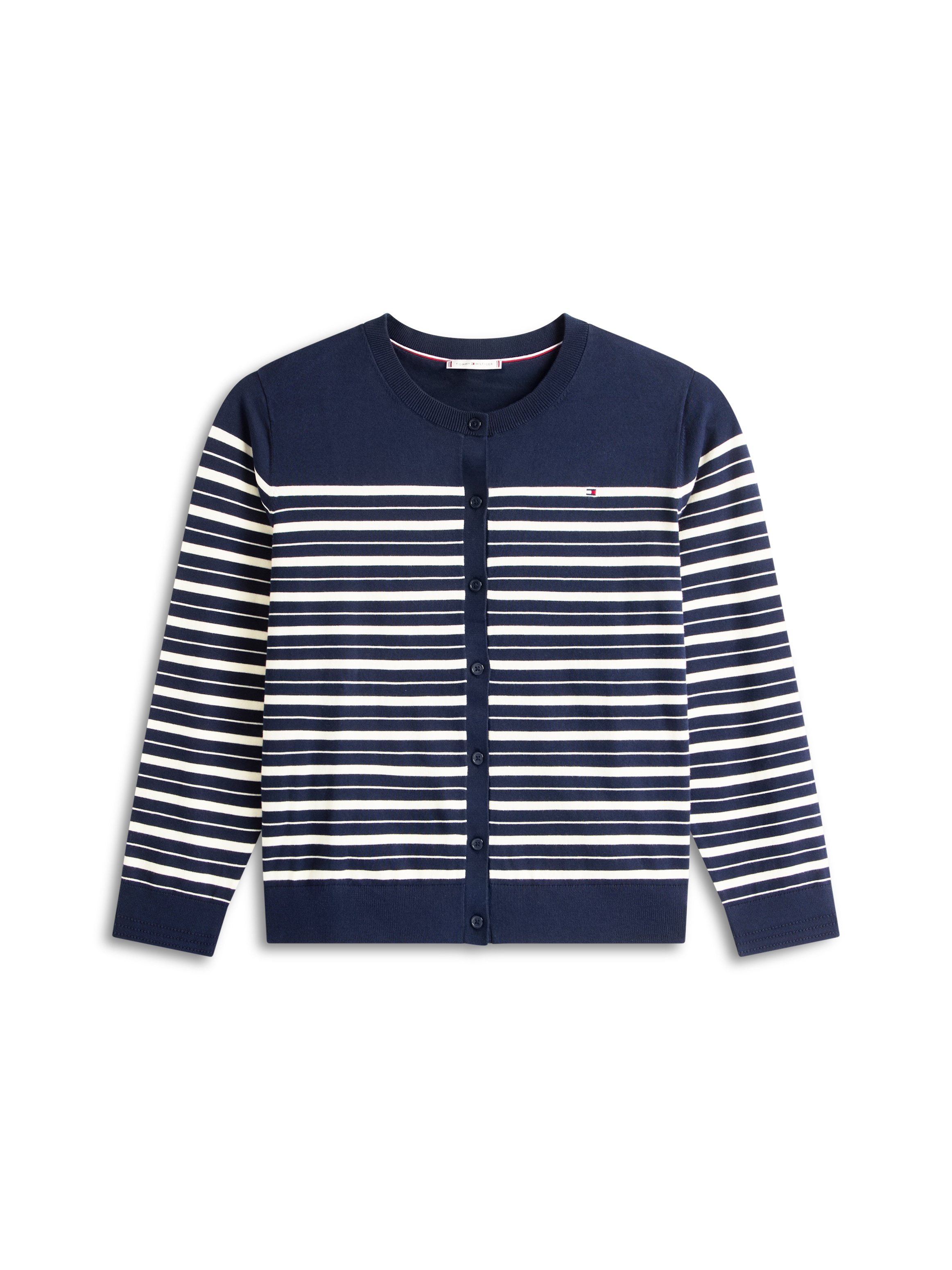 Tommy Hilfiger Curve Strickjacke »CRV CO JERSEY FINE GG C-NK CARDI« in großen Größen