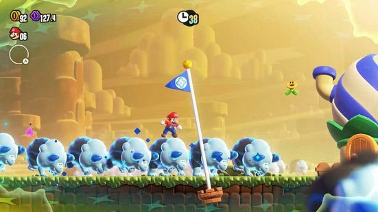 6. Bild von Nintendo Switch Konsolen-Set »Konsole r/b + Super Mario Bros. Wonder«