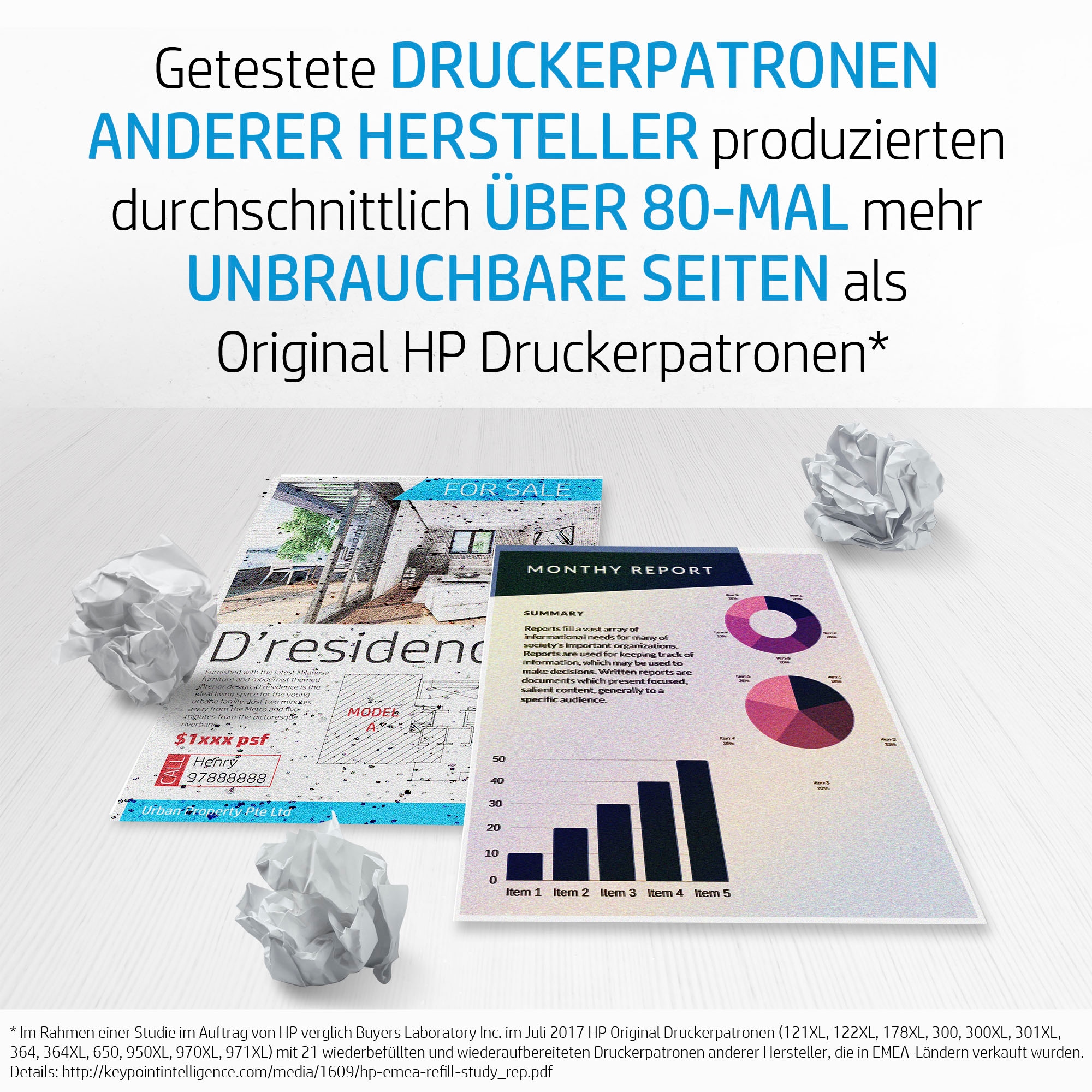 HP Tintenpatrone »HP original Druckerpatrone 301 schwarz, Doppelpack« original Druckerpatrone 301 Doppelpack CH561EE schwarz