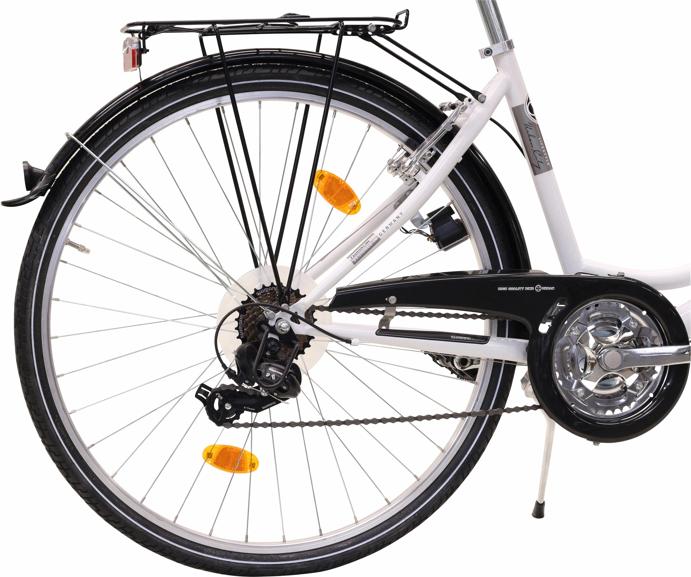 2. Bild von FASHION LINE Cityrad, 21 Gang, Shimano, TY 300 Schaltwerk, Kettenschaltung, für Damen, Kettenschaltung