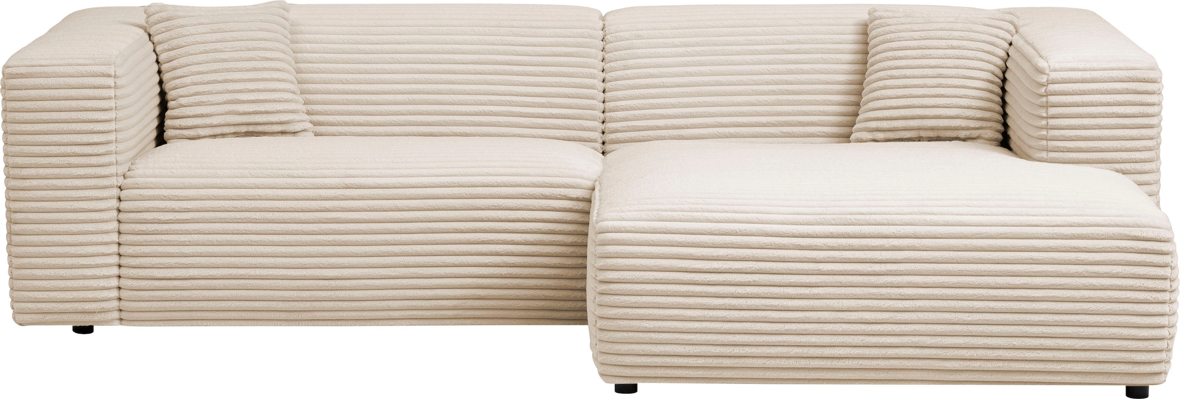 Home affaire Ecksofa »BAKELS, L-Form in Cord oder Boucle-Stoff, moderne Cou günstig online kaufen