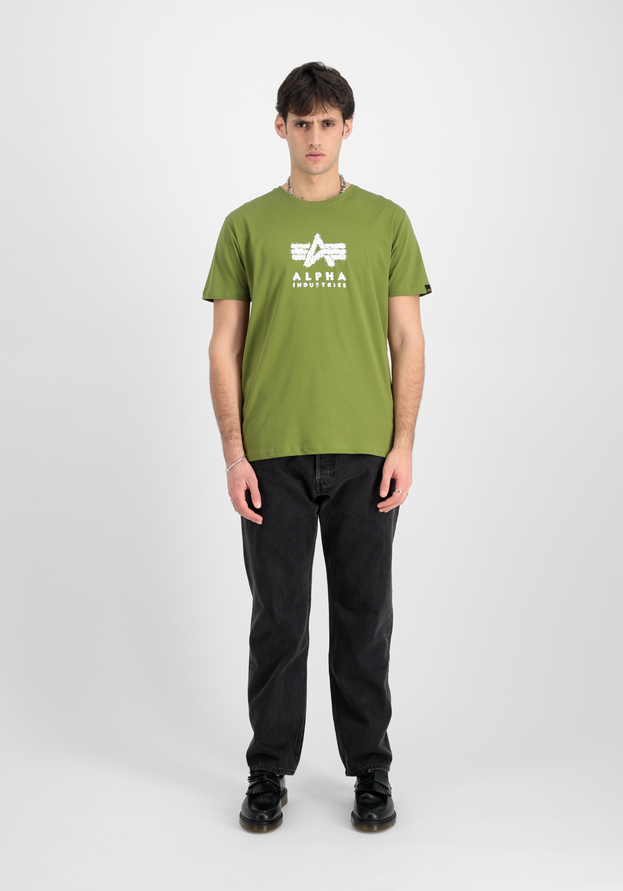 Alpha Industries T-Shirt »Alpha Industries Men - T-Shirts Grunge Logo T-Shirt«