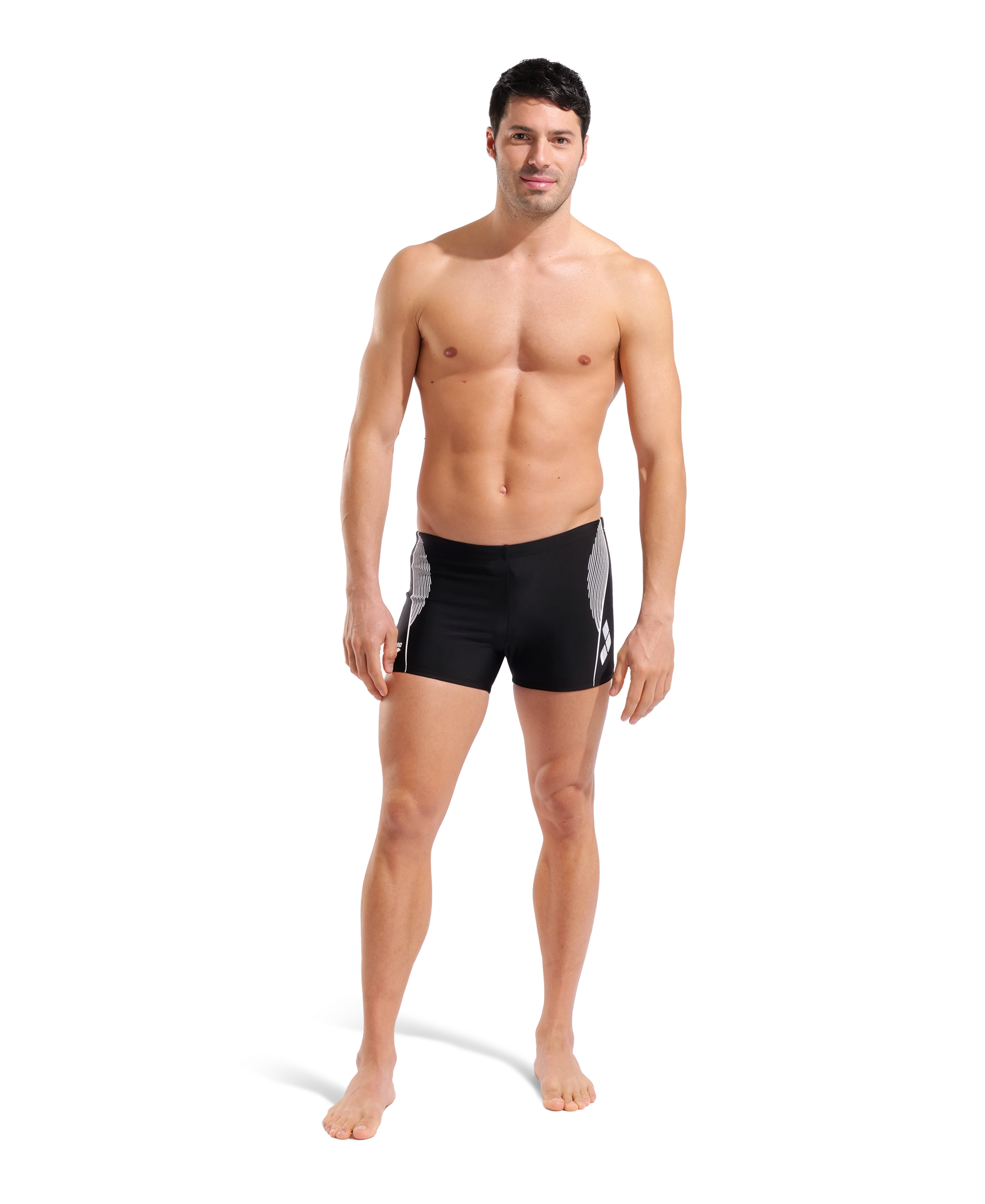 Arena Badeshorts »MEN'S SWIM SHORT GRAPHIC« mit Stretchmaterial, chlor- und salzwasserbeständig