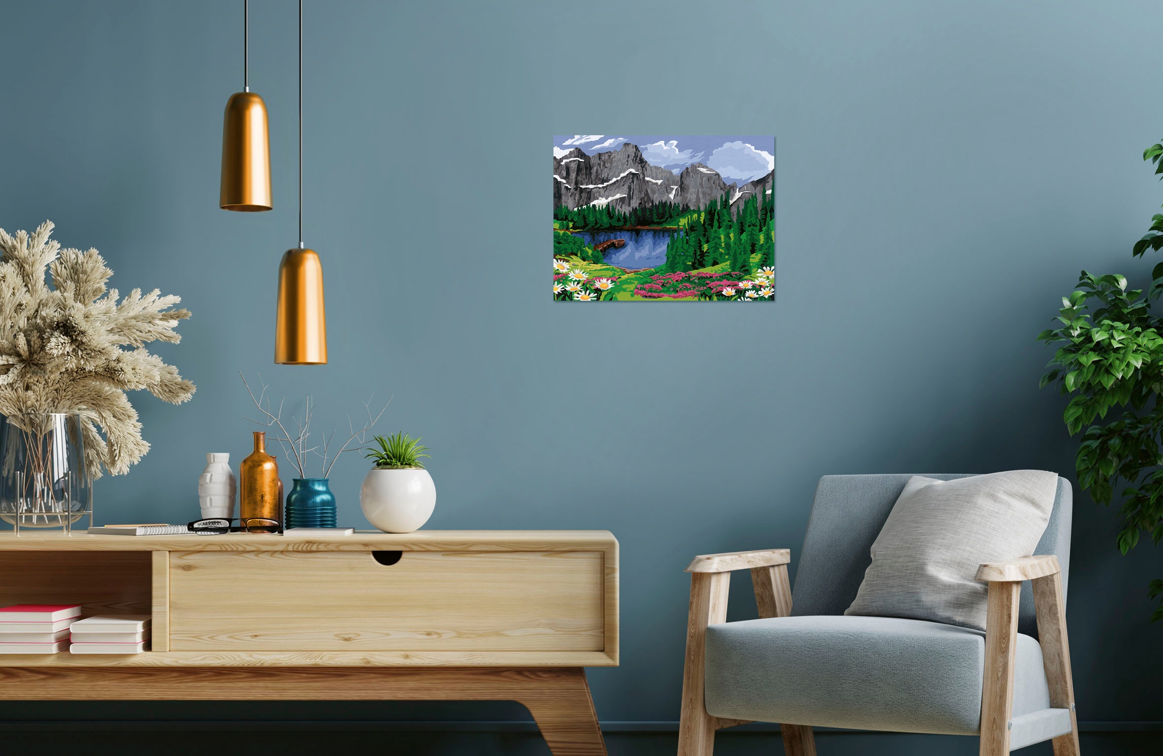 Ravensburger Malen nach Zahlen »CreArt, Mountain View« Made in Europe