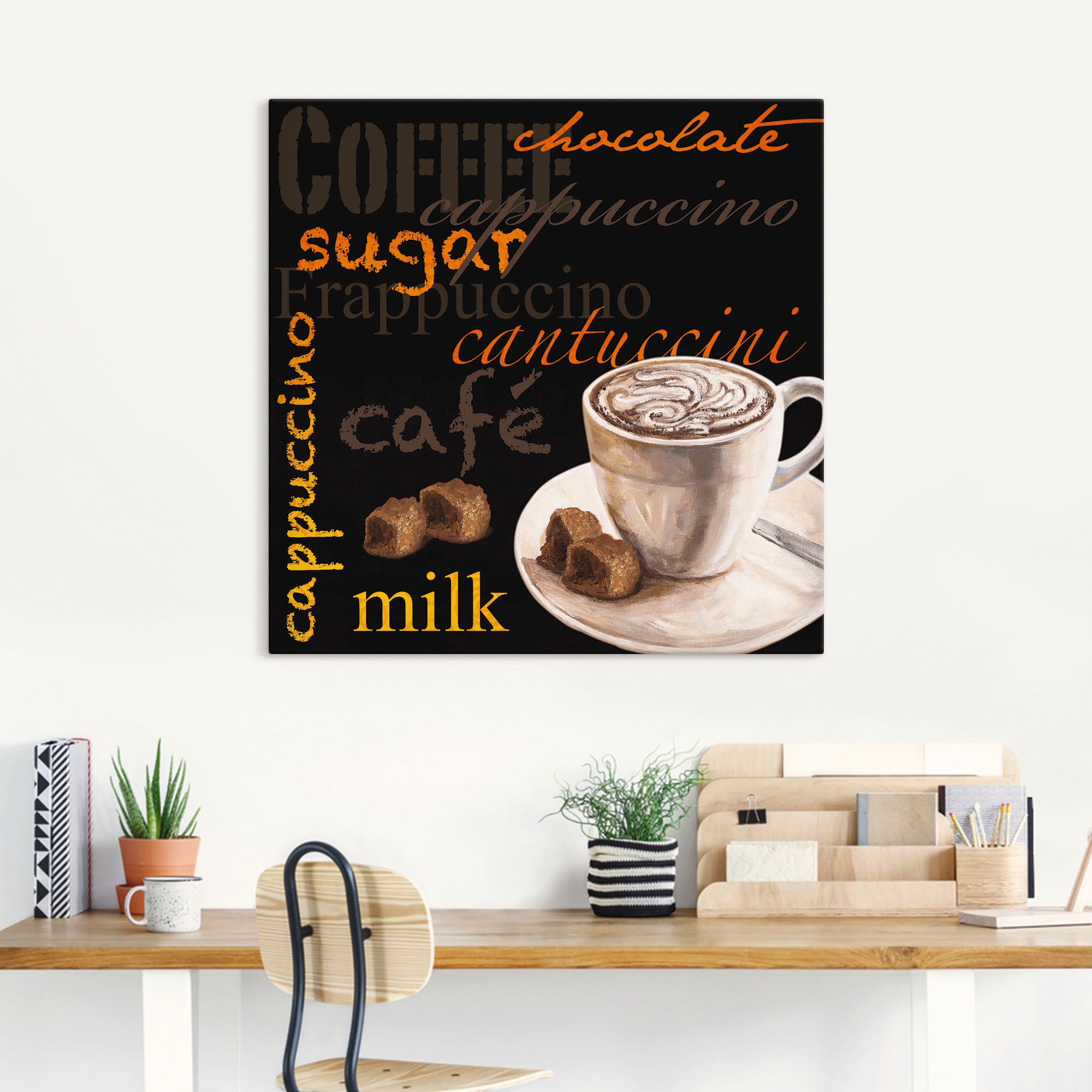 Artland Wandbild »Kaffee«, Kaffee Bilder, Wandaufkleber Größen als in Alubild, versch. kaufen (1 Leinwandbild, Raten St.), Poster auf oder