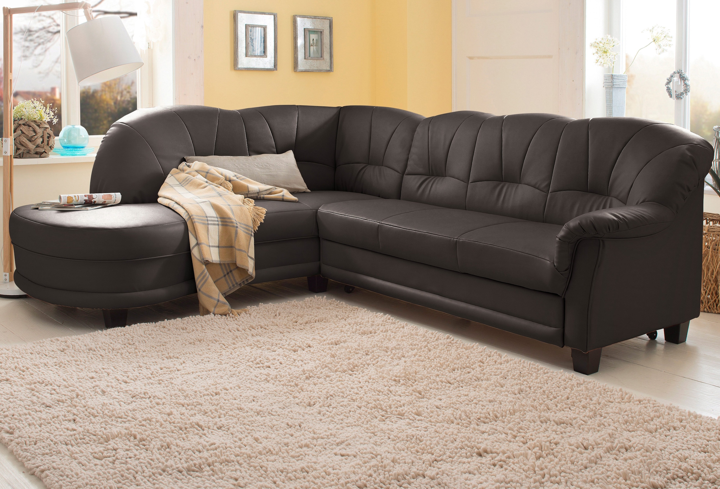 Home affaire Ecksofa »Camelita, Landhaus Sofa, 2 Varianten: Recamiere- oder günstig online kaufen
