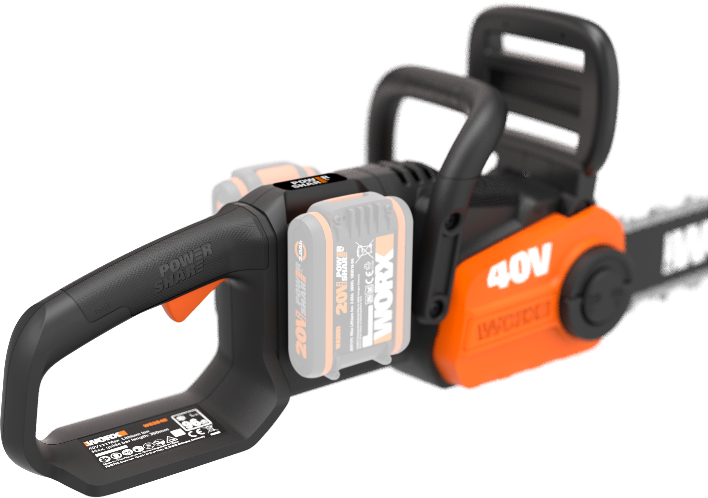 Worx Akku-Kettensäge »WG384E.9«, ohne Akku und Ladegerät