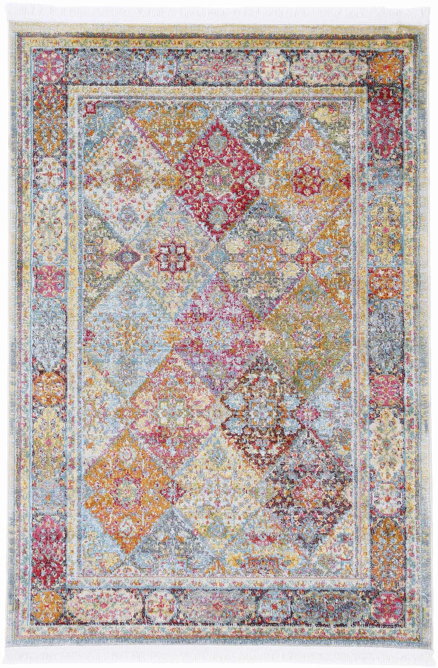carpetfine Teppich »Harleen, auch als Läufer«, rund, 8 mm Höhe, Vintage Loo günstig online kaufen