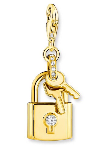 THOMAS SABO Charm-Einhänger »Schloss mit Schlüssel silber, Schloss mit Schlüssel gold,... kaufen