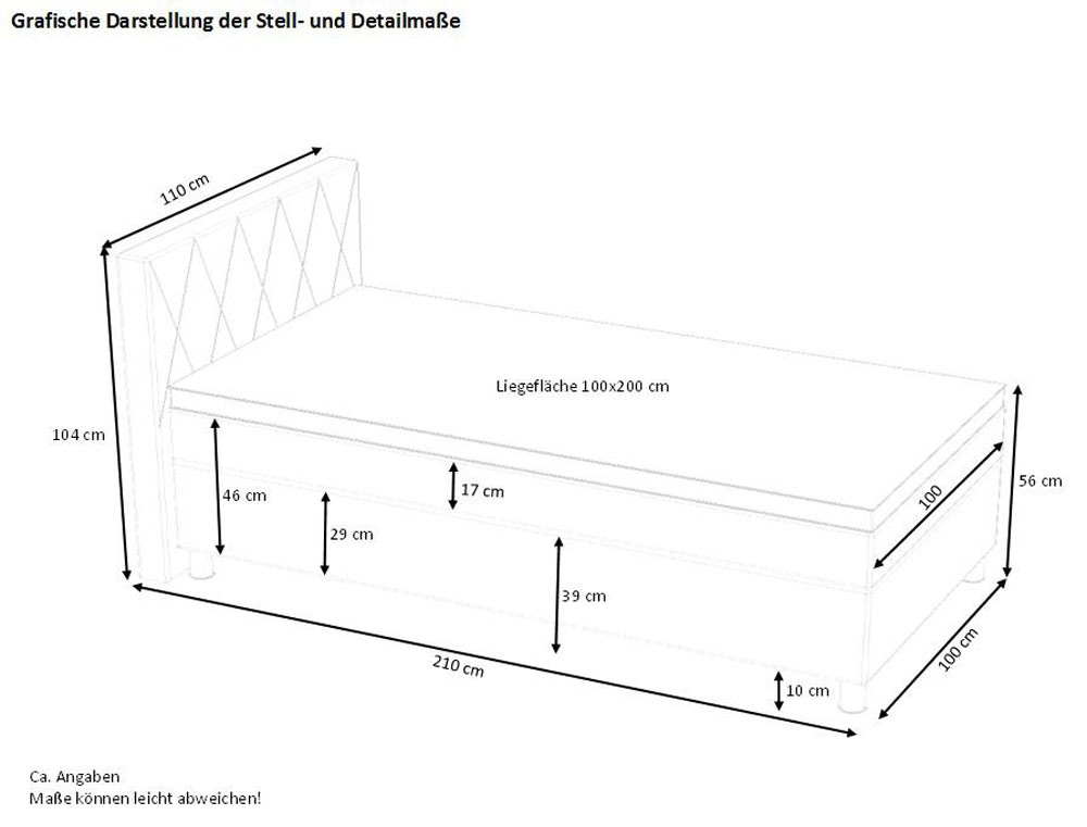 hapo Boxspringbett »Atlanta«