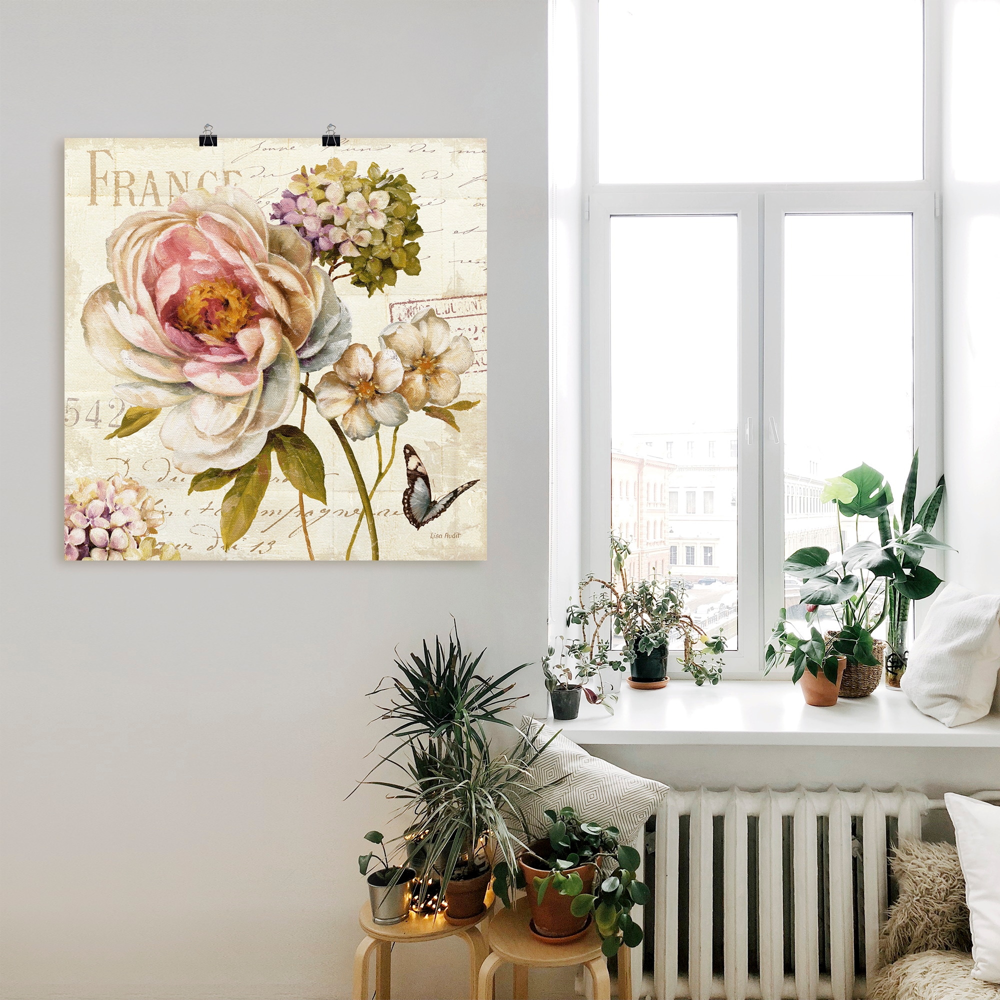 versch. bestellen Wandbild Poster »Blumen (1 III«, Artland in Blumen, oder Leinwandbild, St.), auf Wandaufkleber Größen als Raten