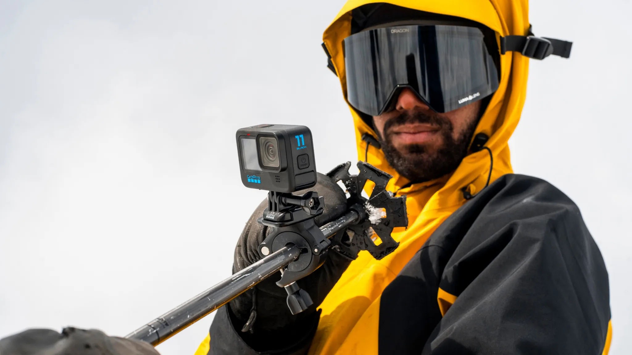 GoPro Action Cam-Halterung »Handlebar / Seatpost / Pole Mount« Set, 3 Stk. tlg.