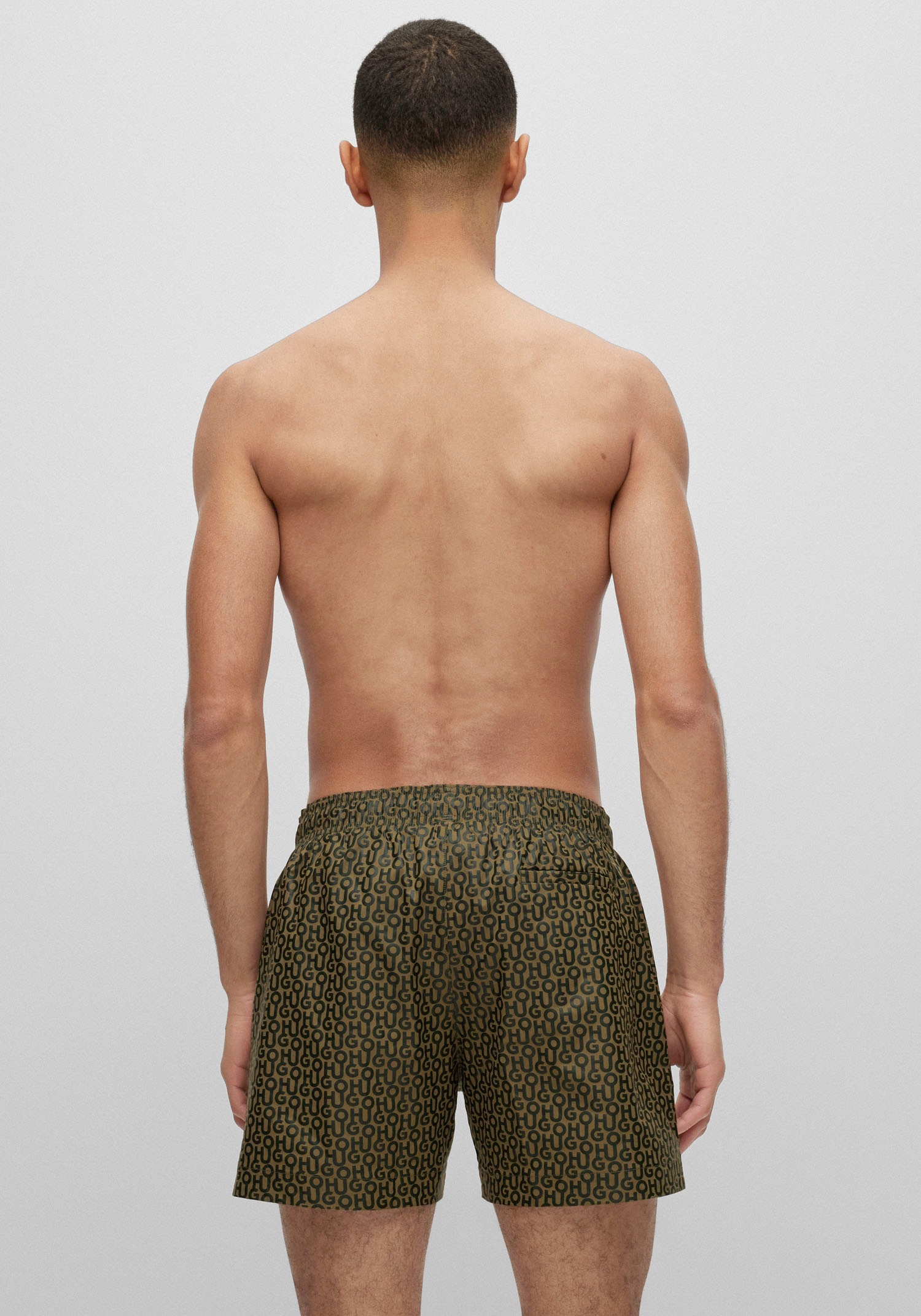 2. Bild von HUGO Badeshorts, mit Label All-Over Print