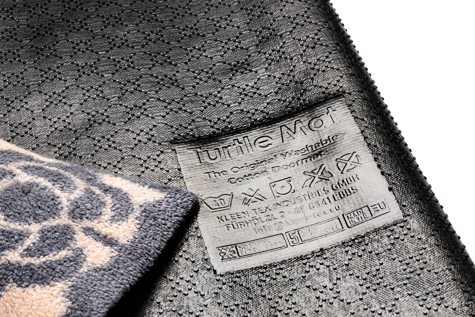 Turtle Mat Fußmatte »Pop Flowers Neutral«, rechteckig, 9 mm Höhe