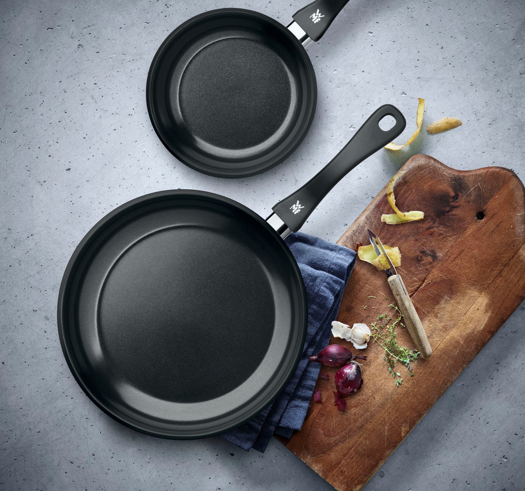 WMF Pfannen-Set »Devil«, Cromargan® Edelstahl Rostfrei 18/10, (Set, 2 tlg.), Induktion