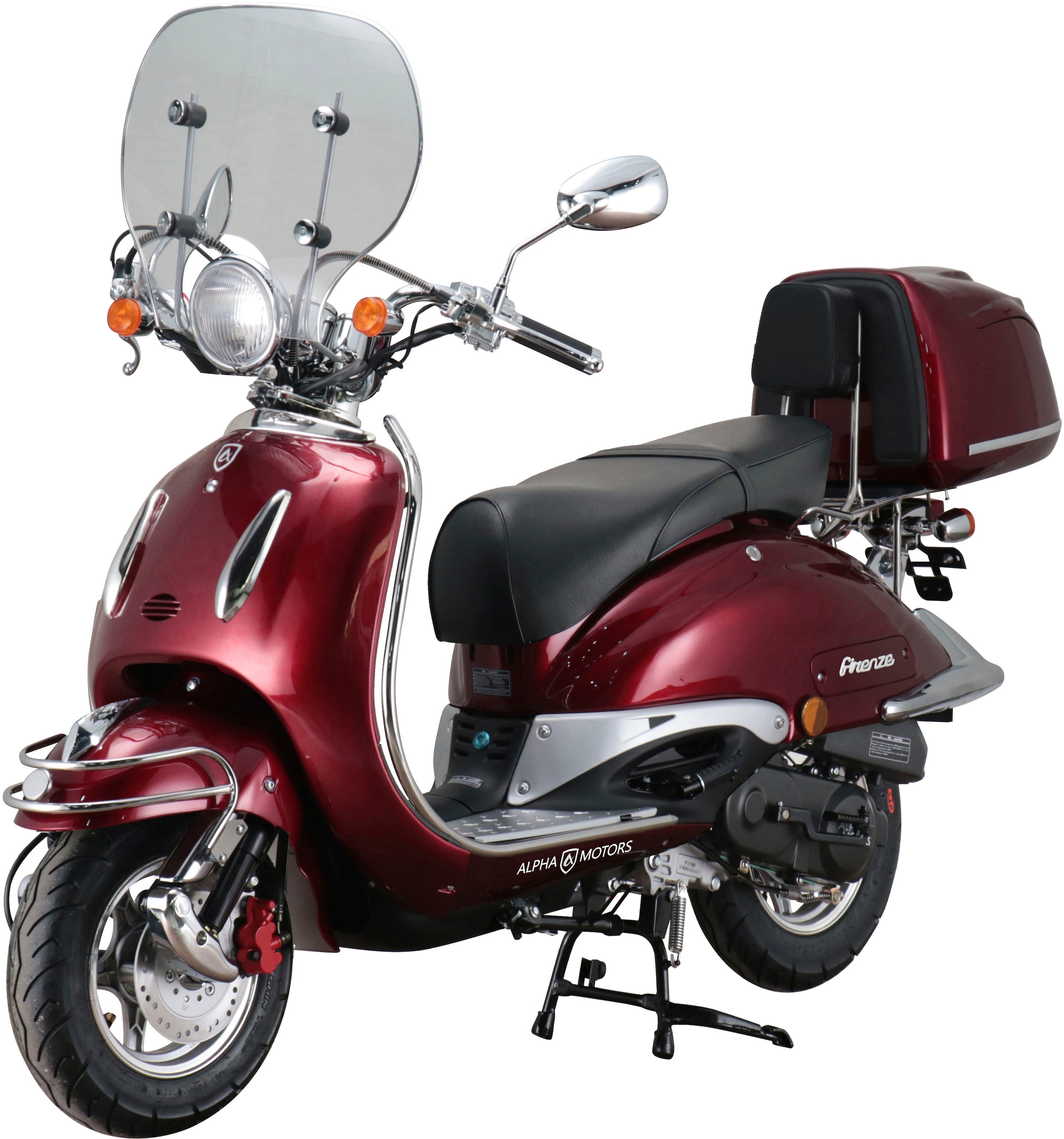 Alpha Motors Motorroller »Firenze Limited« 50 cm³ 25 km/h Euro 5 2,72 im Retro-Look