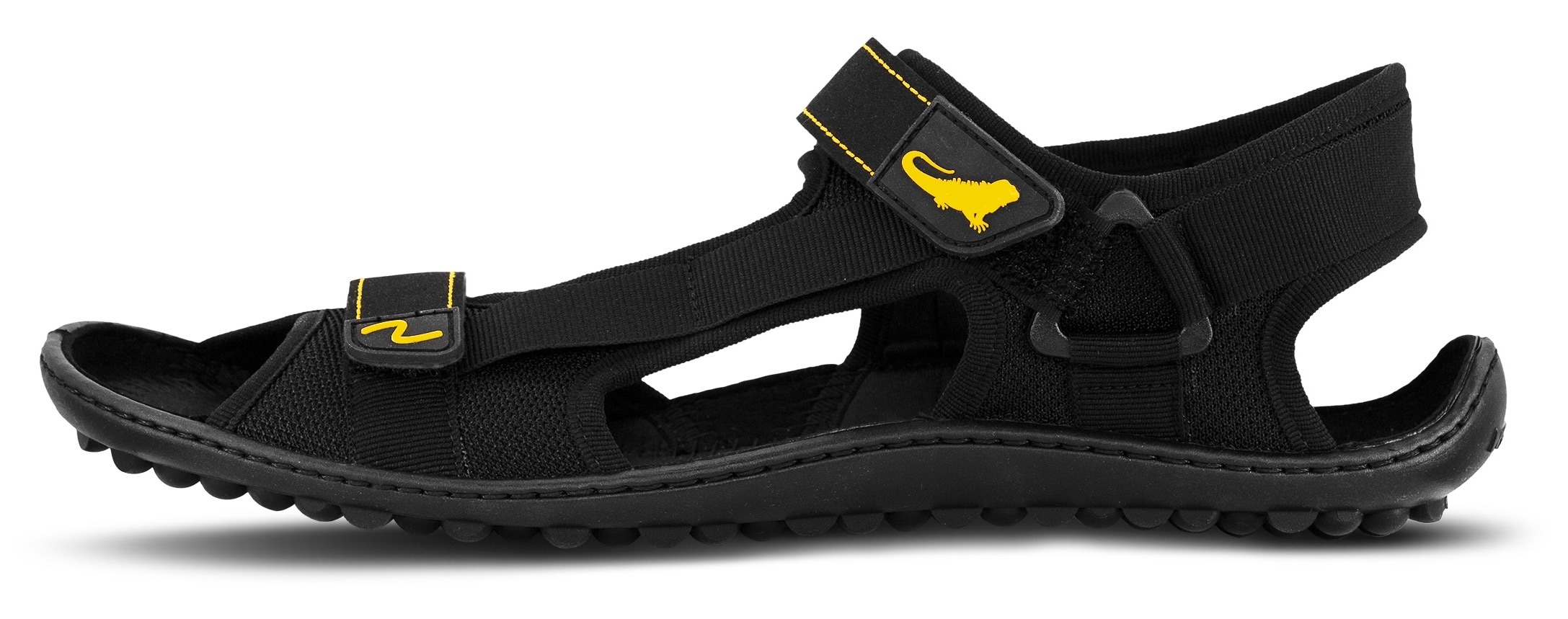 Leguano Barfußschuh  , Sommerschuh, Sandale, mit praktischen Klettverschlüssen