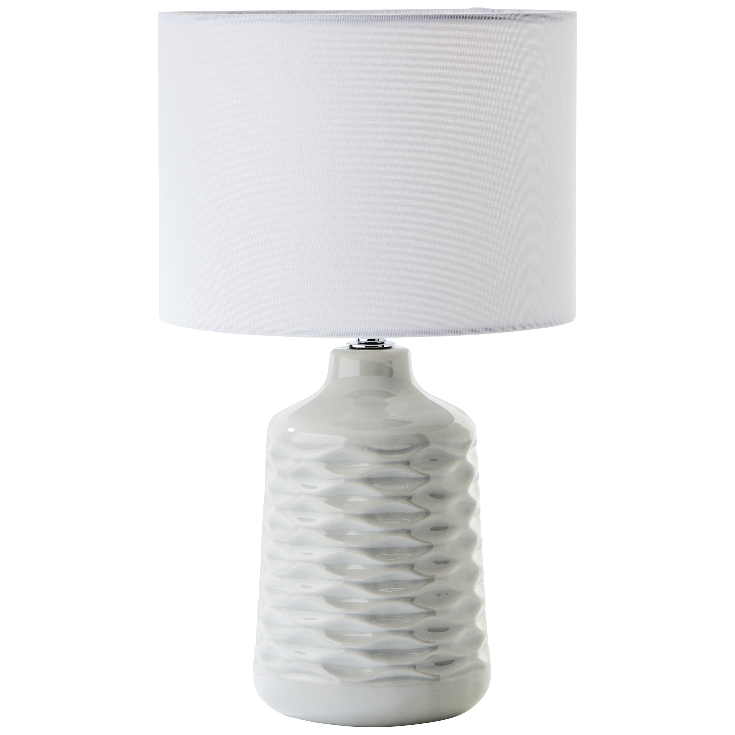 Brilliant Tischleuchte »Ilysa«, 1 flammig, Leuchtmittel E14 | ohne Leuchtmittel, Ø 25 cm, E14, Keramik/Metall/Textil