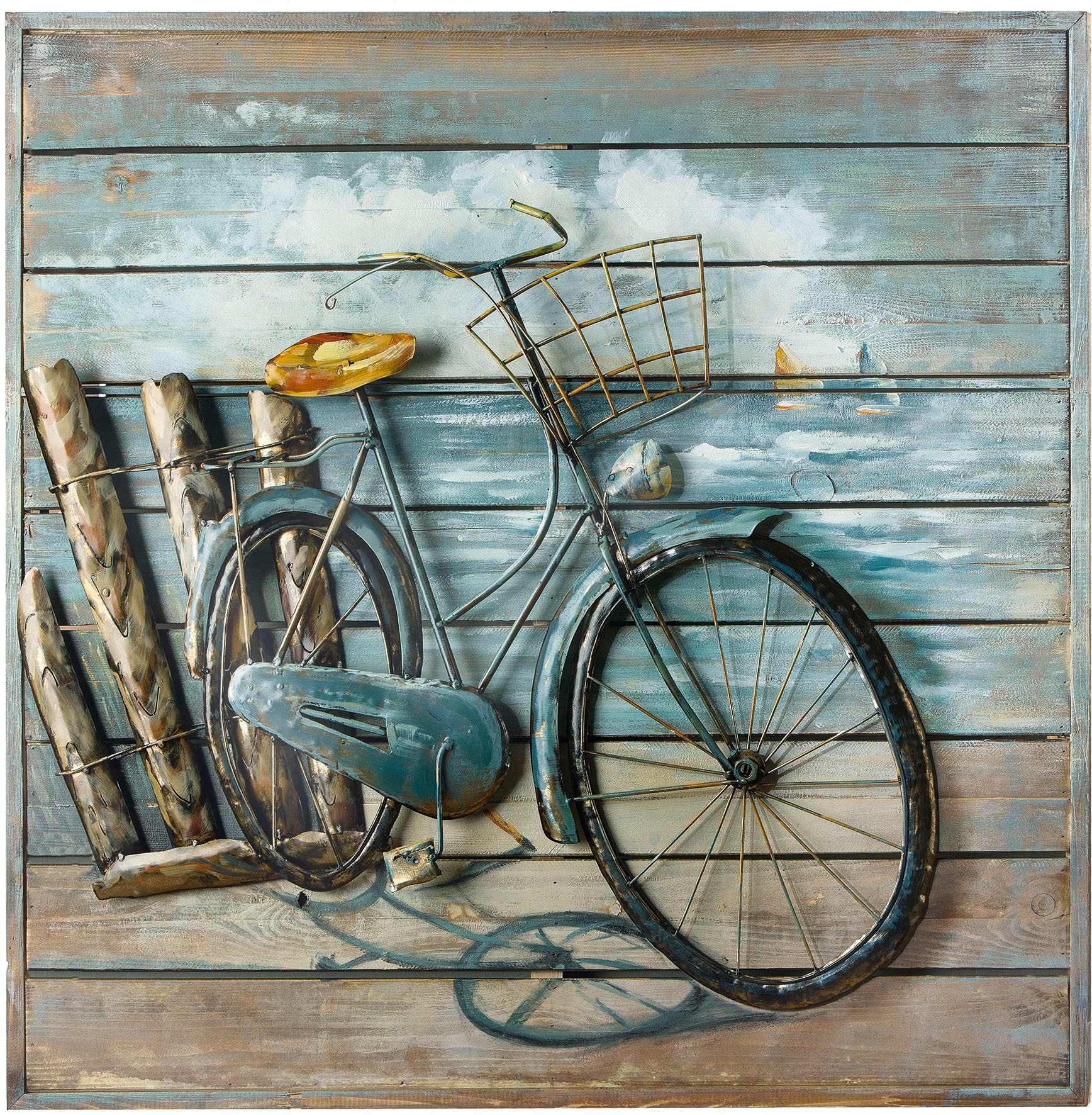 GILDE GALLERY Metallbild »Kunstobjekt Enjoy The Ride«, (1 St.) günstig online kaufen