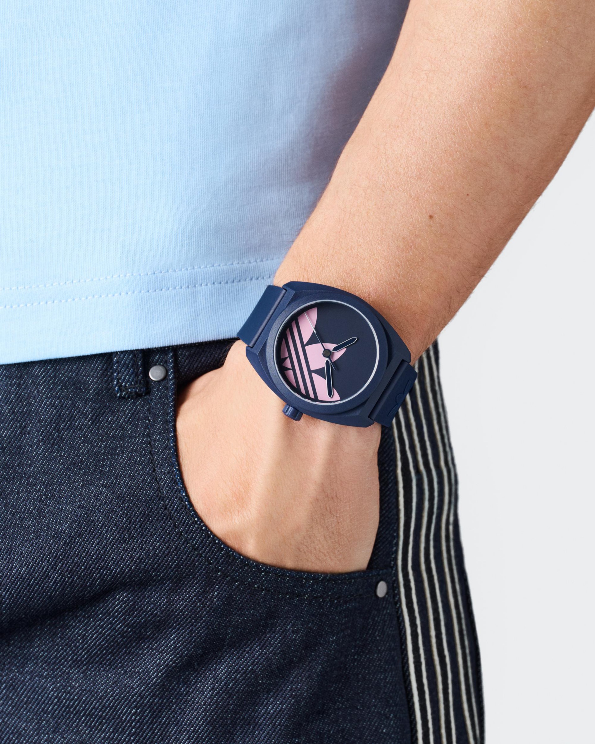 adidas Originals Quarzuhr »PROJECT THREE«, Armbanduhr, Herrenuhr, Damenuhr, Polyurethanband, Mineralglas