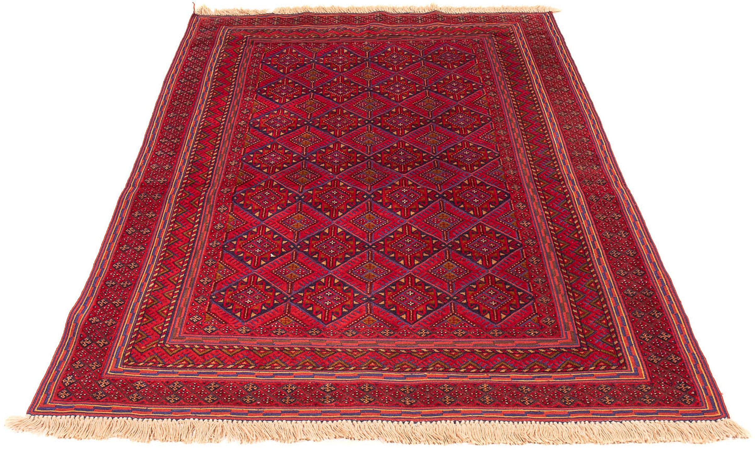 morgenland Wollteppich »Kelim - Oriental - 183 x 132 cm - dunkelrot«, recht günstig online kaufen