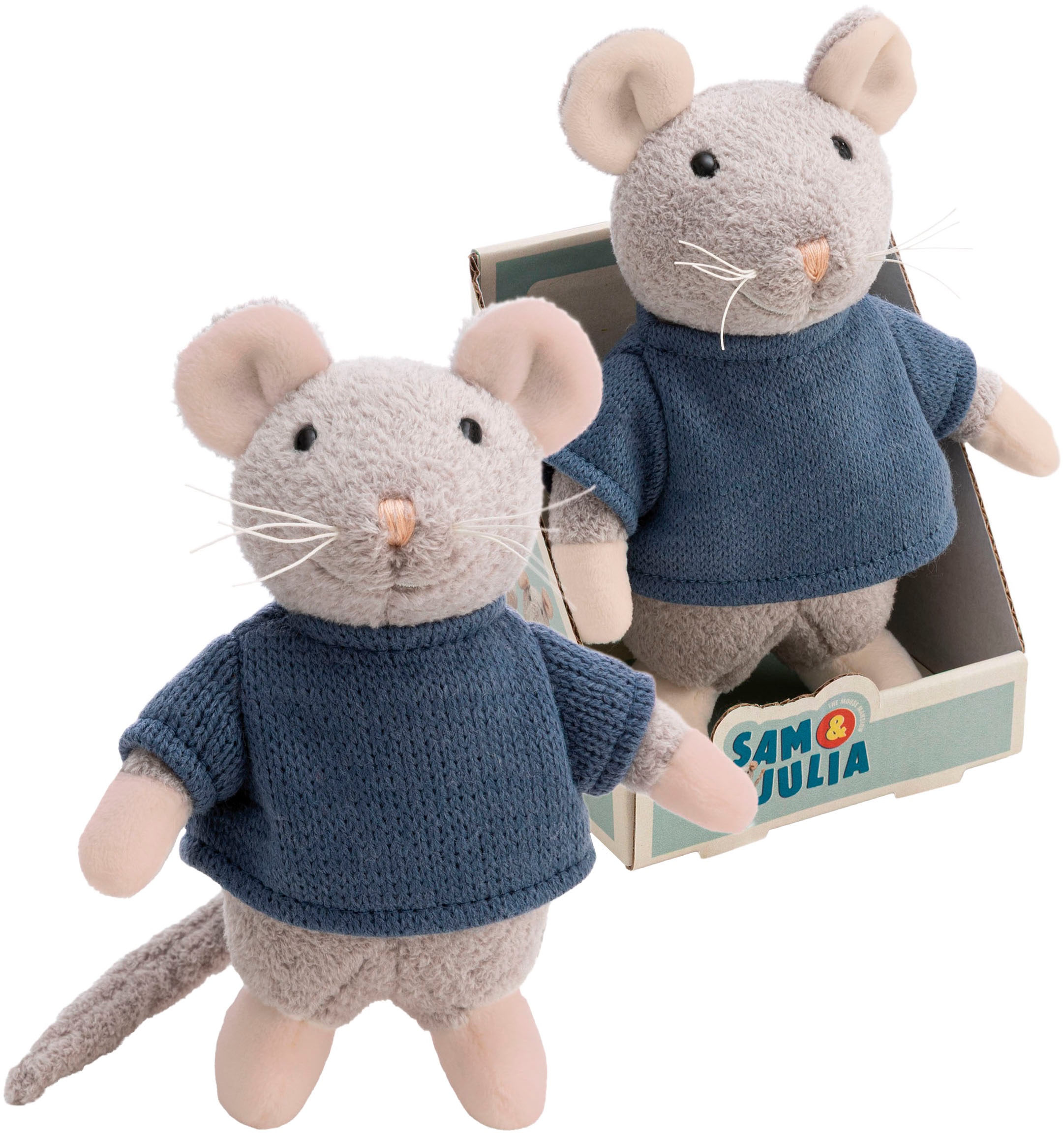 Nici Kuscheltier »Sam & Julia, Maus Sam 20 cm«